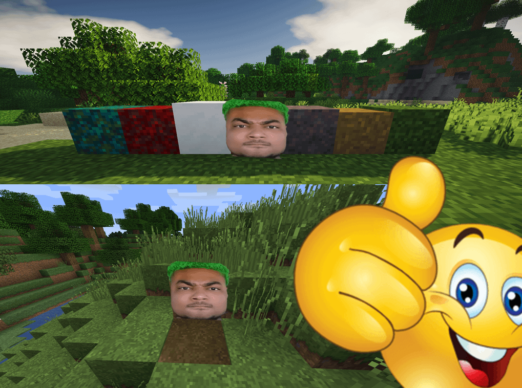 Minecraft Memes - Block's looking thicc & unique tho