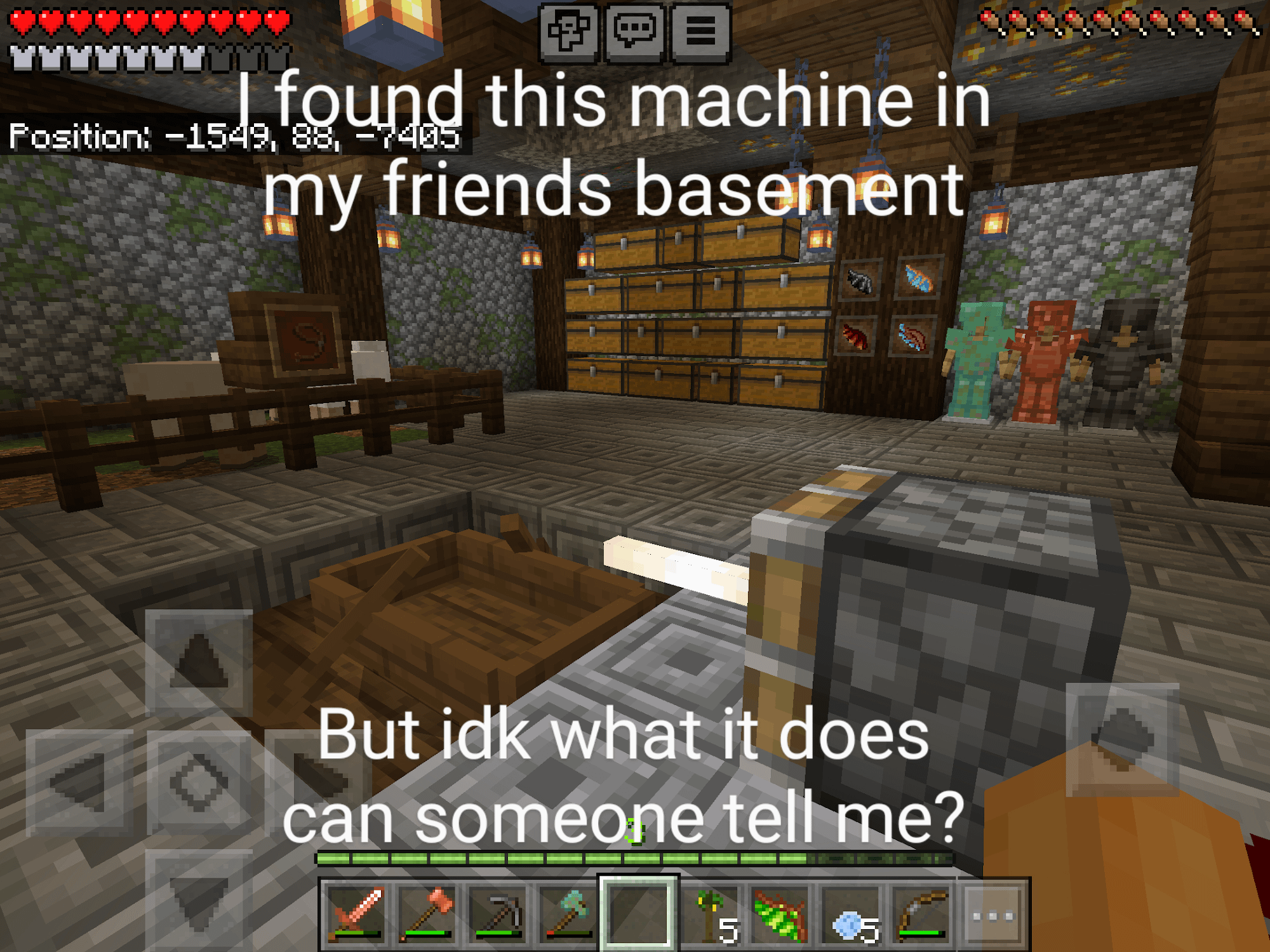 Minecraft Memes - "My friends are absolute weirdos..."