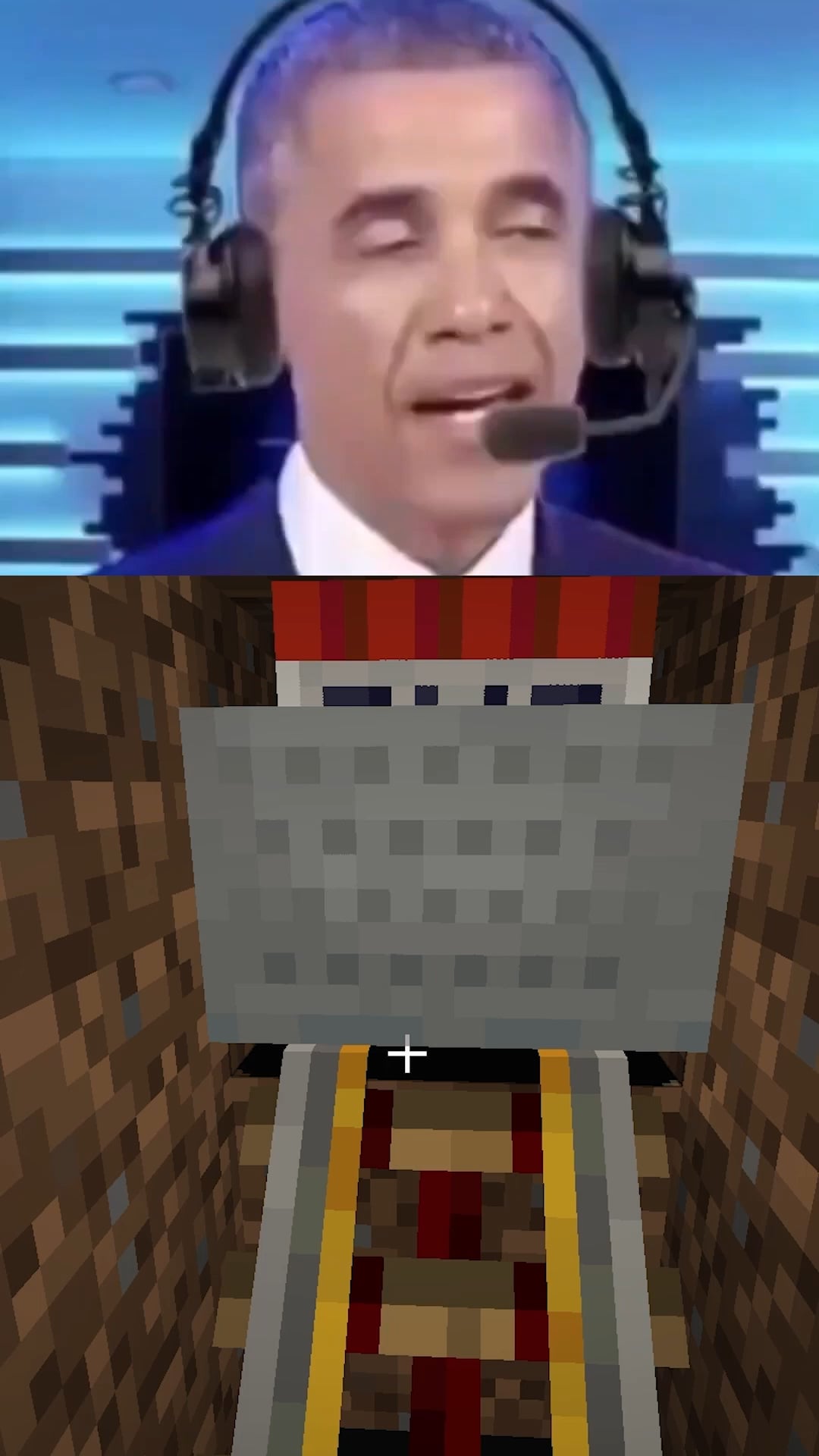 Minecraft Memes - Obama & Biden troll Trump