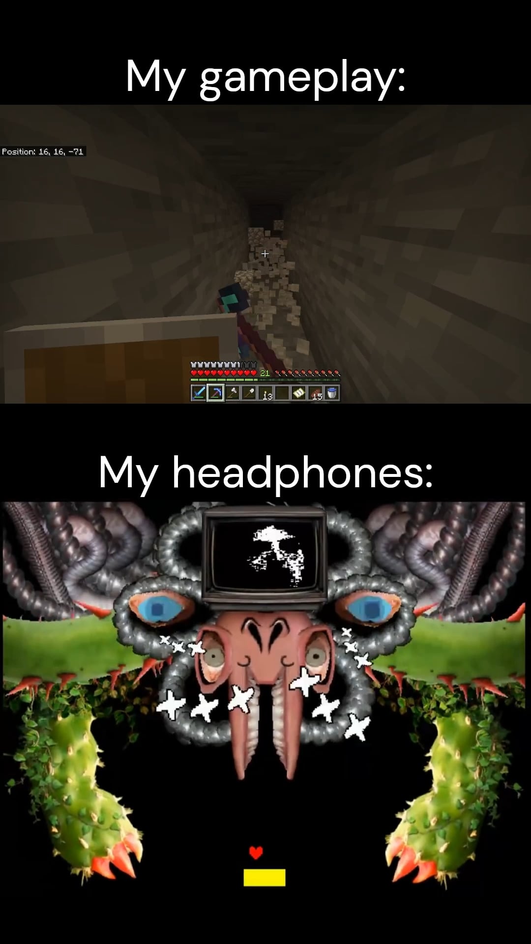 Minecraft Memes - Music fails to vibe with the epicness
