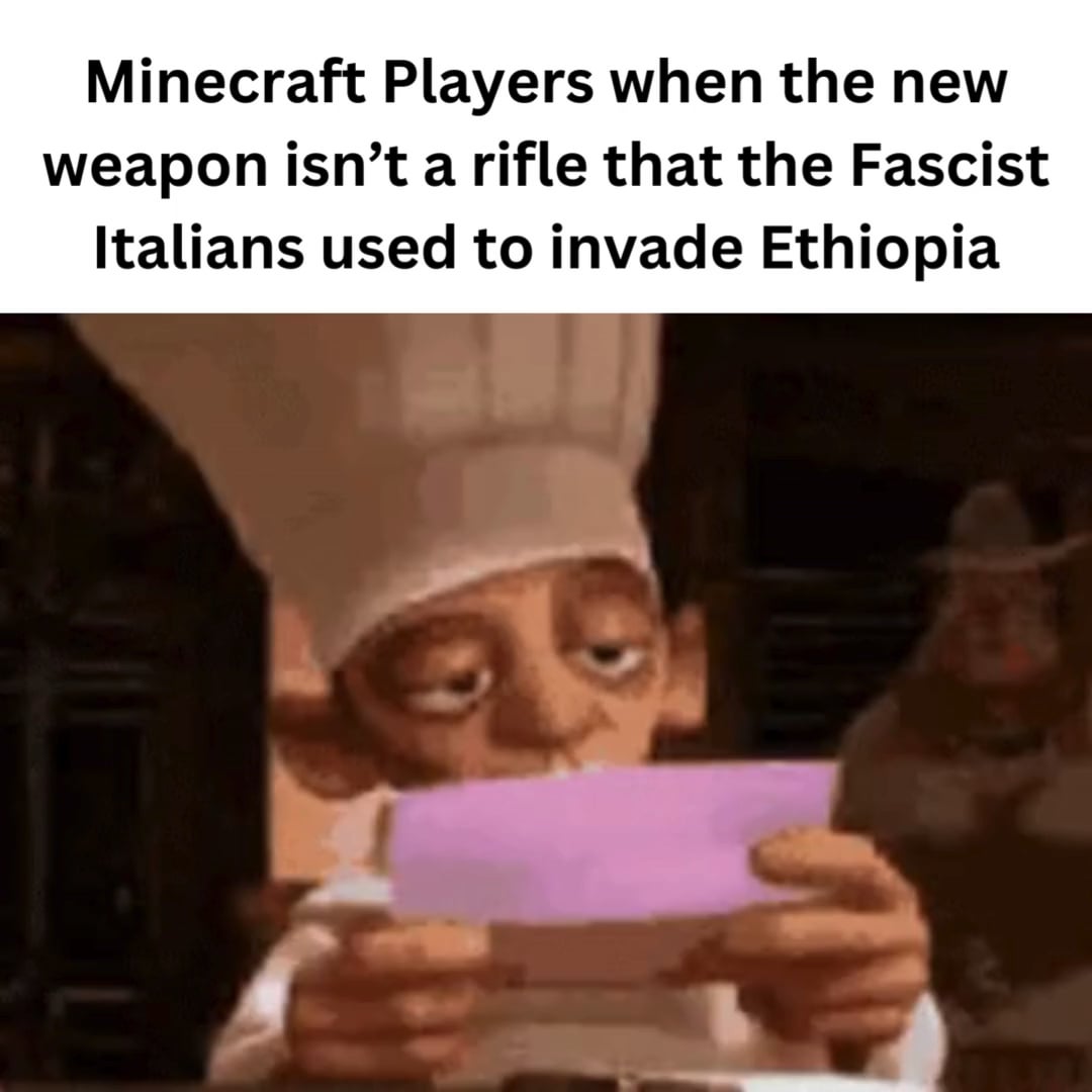 Minecraft Memes - What's the spicy new weapon, gamers?