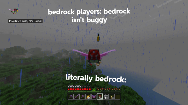 Minecraft Memes - BeEDroCk iS BaeSEd