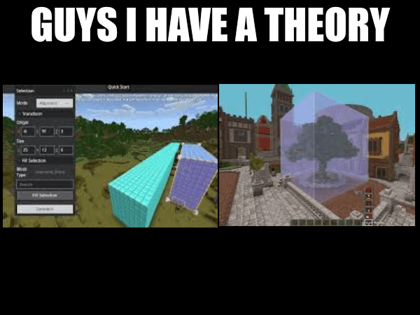 Minecraft Memes - GAMERS, I GOT A THEORY