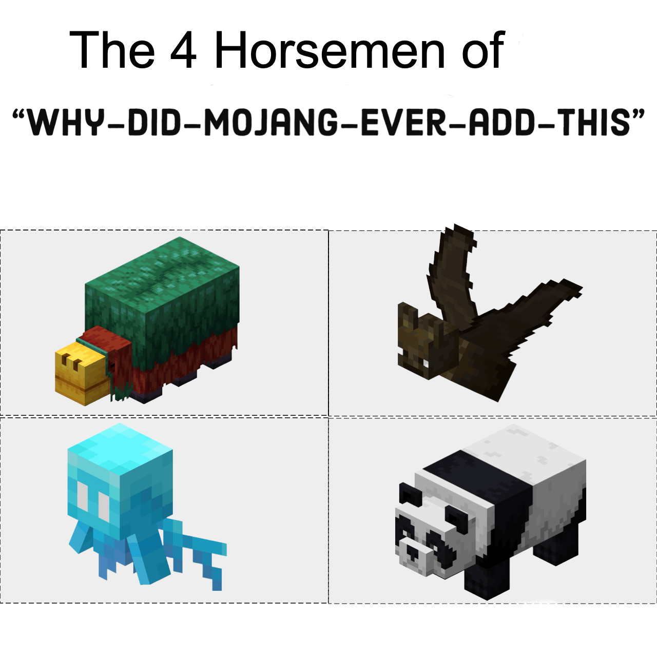 Minecraft Memes - They're as useless as a dirt block