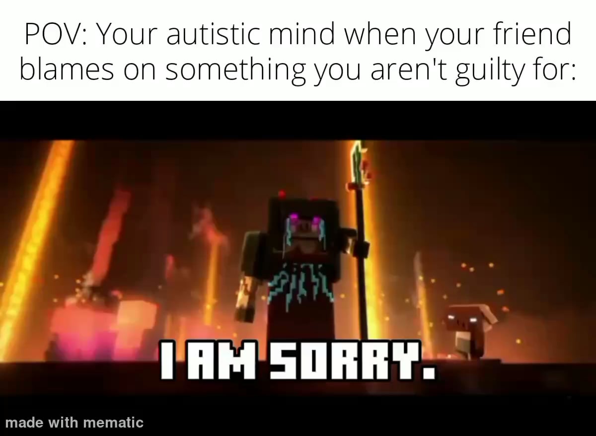 Minecraft Memes - "Only autistic Minecraft players understand this meme"