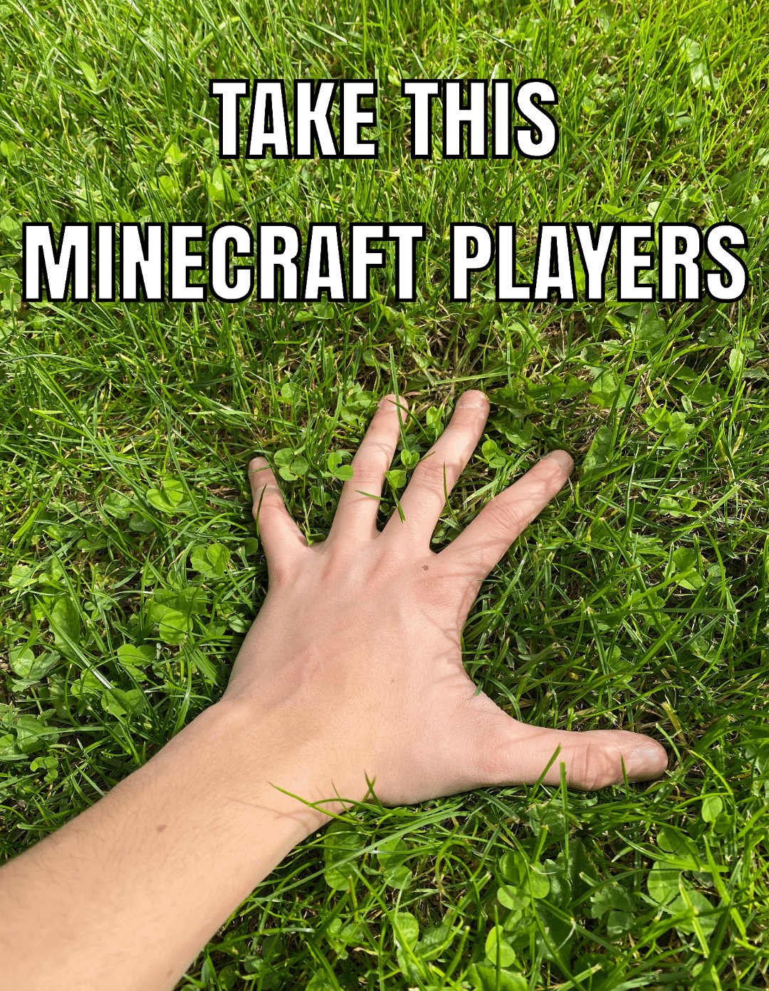 Minecraft Memes - "Take this, creeper!"