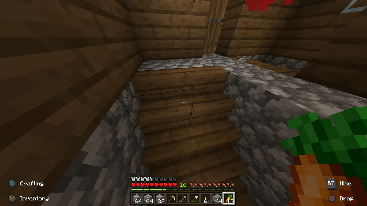 Minecraft Memes - Bunny Dies Chasing Carrot Down Stairs