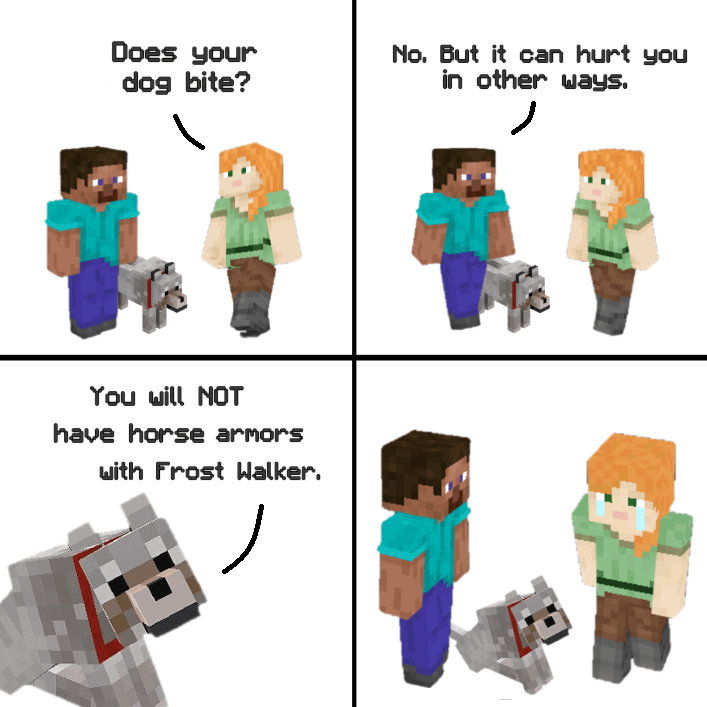 Minecraft Memes - Hope: No. Don't give me - spicy!