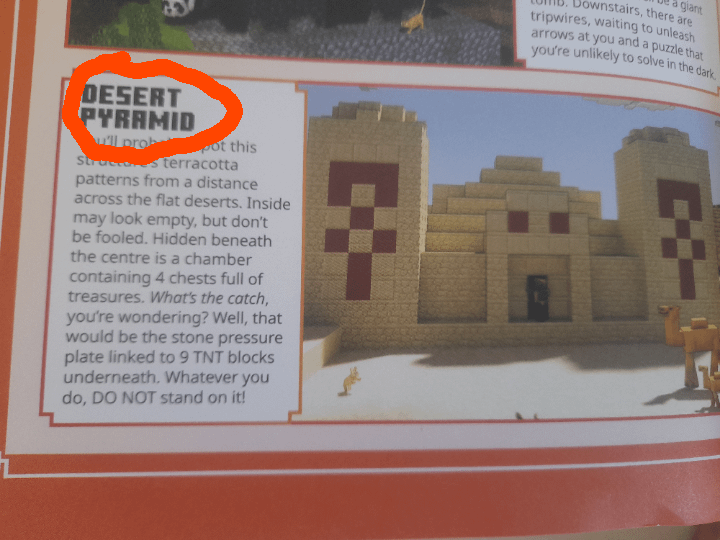 Minecraft Memes - Not your average desert temple!