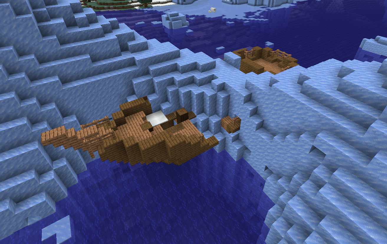 Minecraft Memes - Ship crashes into iceberg & fuses, Minecraft style