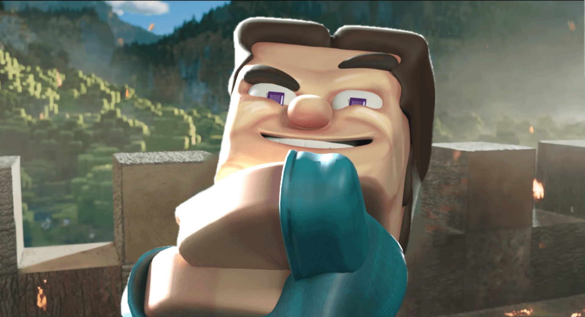 Minecraft Memes - Minecraft Movie: Hot Steve Model