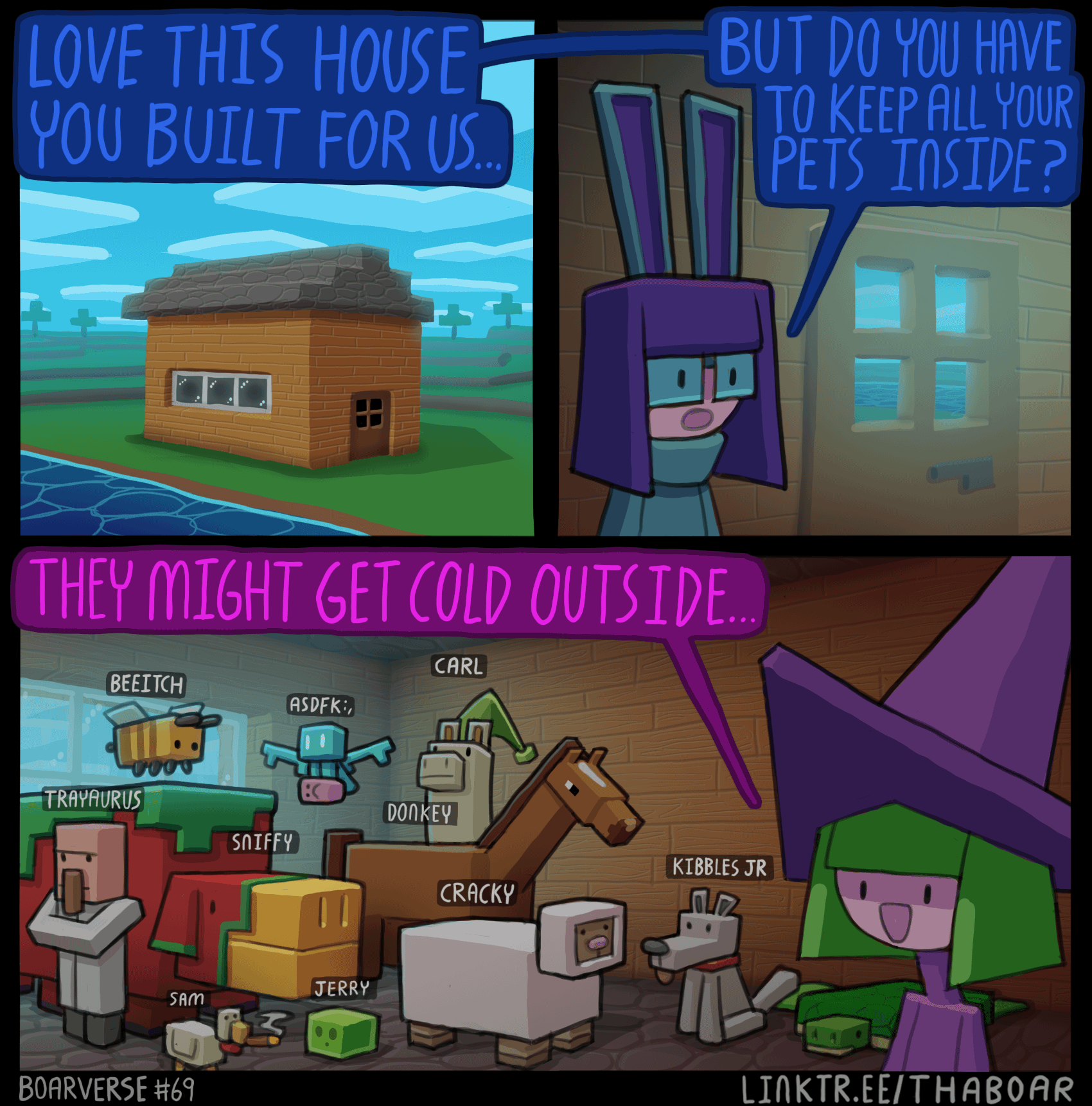 Minecraft Memes - "Pet Hoarder: Minecraft Edition"