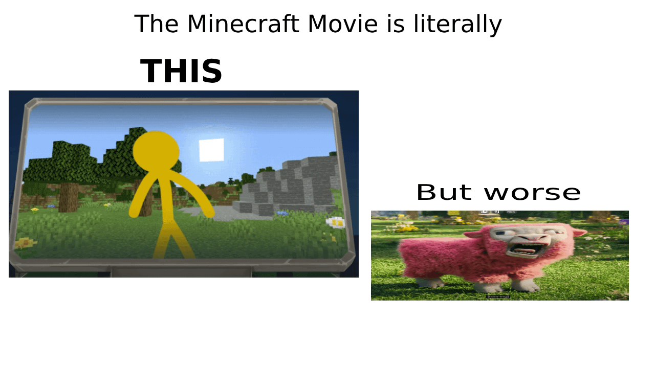 Minecraft Memes - This might be a Hot Take but... Crafting is for winners.