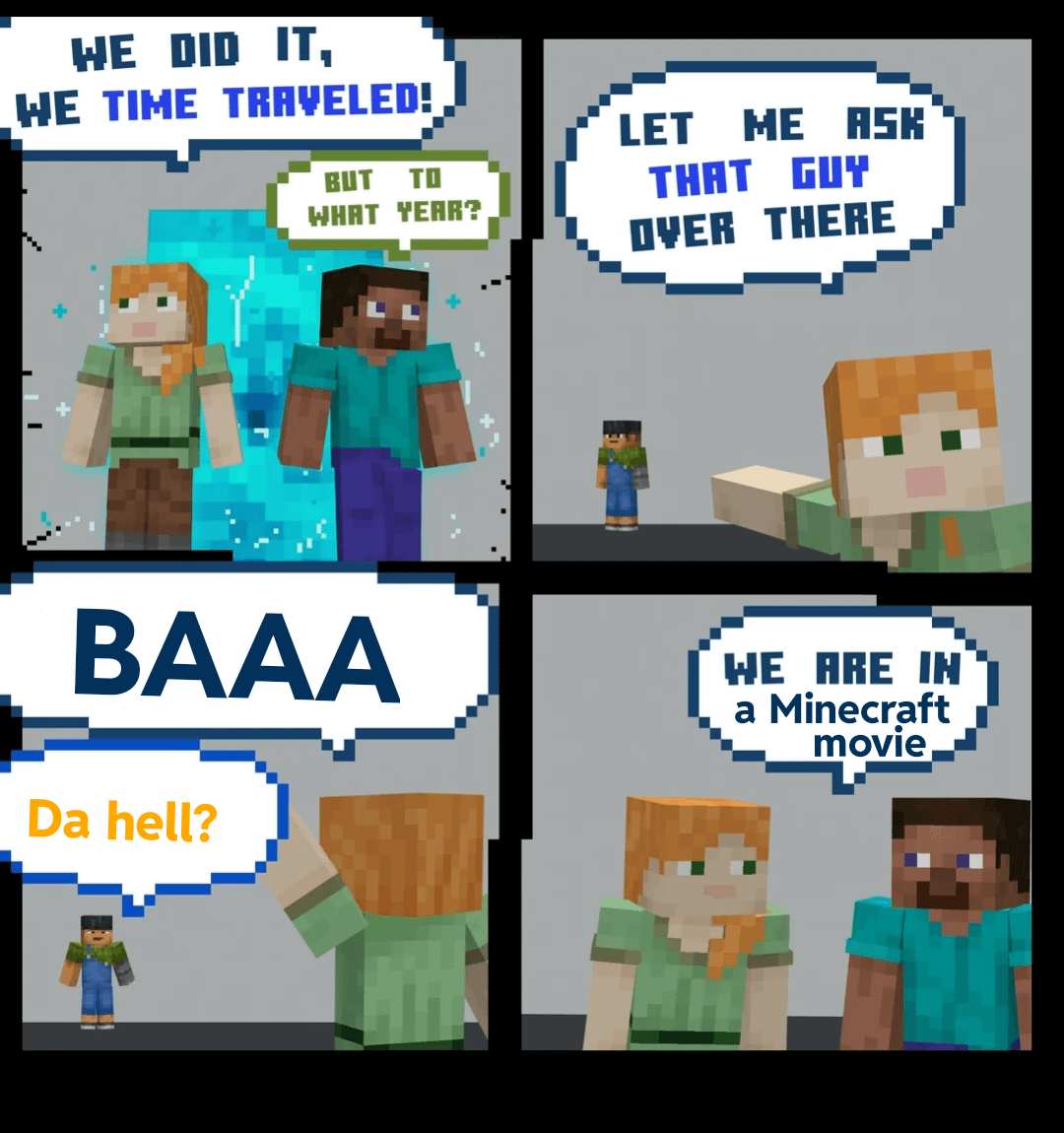 Minecraft Memes - Creeper: "Yo, remember that portal?"