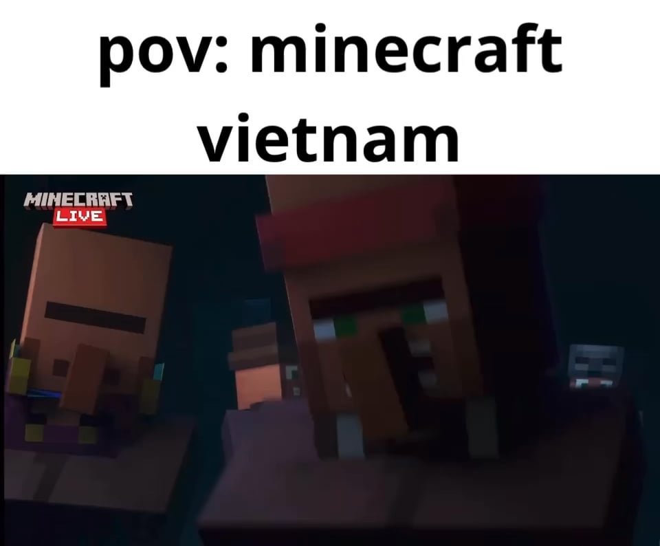 Minecraft Memes - POV: Minecraft WarzoneVN