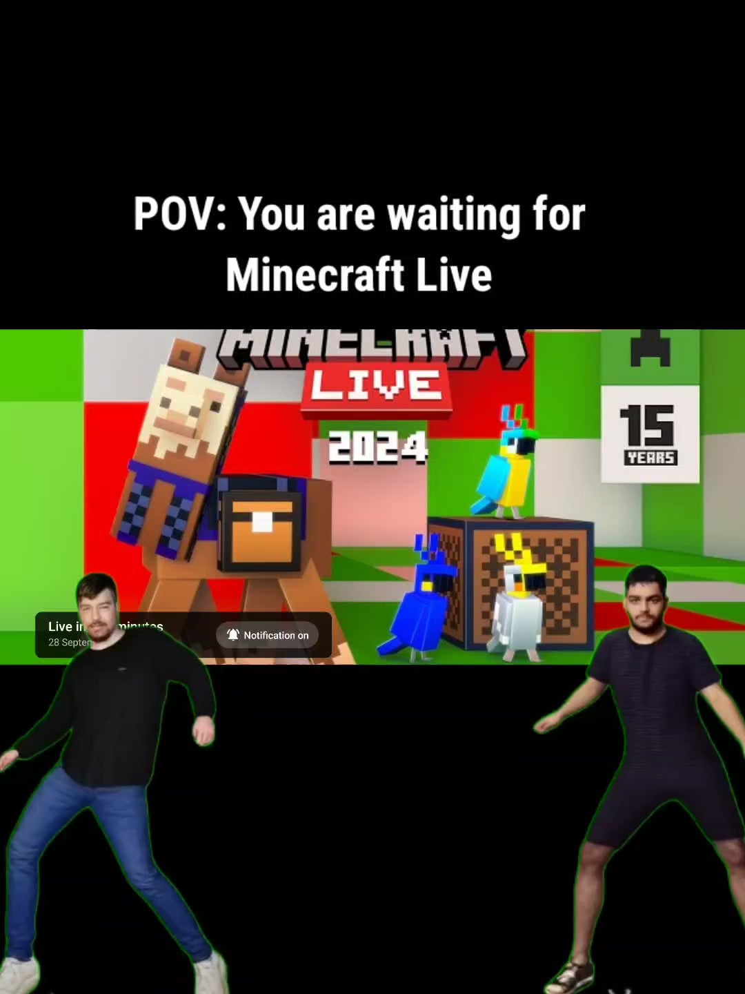 Minecraft Memes - Pov: Waiting for Minecraft Live 🔥