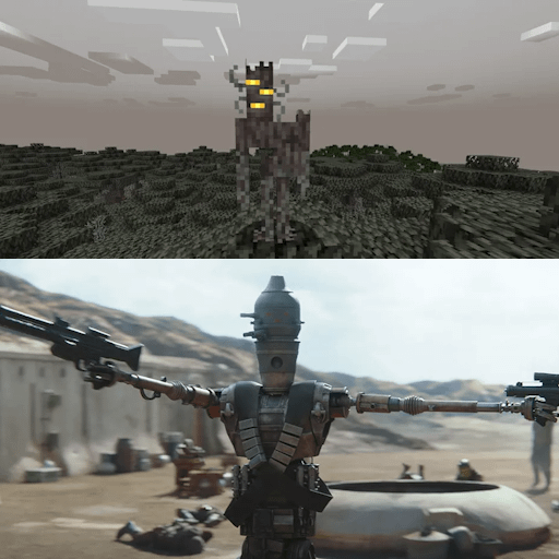 Minecraft Memes - "The Force Awakens in Minecraft"