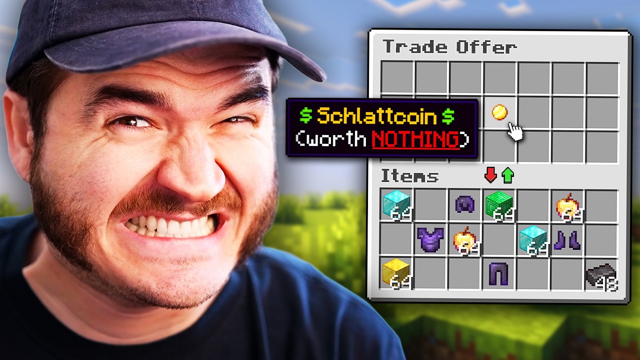 Jschlatt Revives Schlattcoin Chaos in New Minecraft Server Video