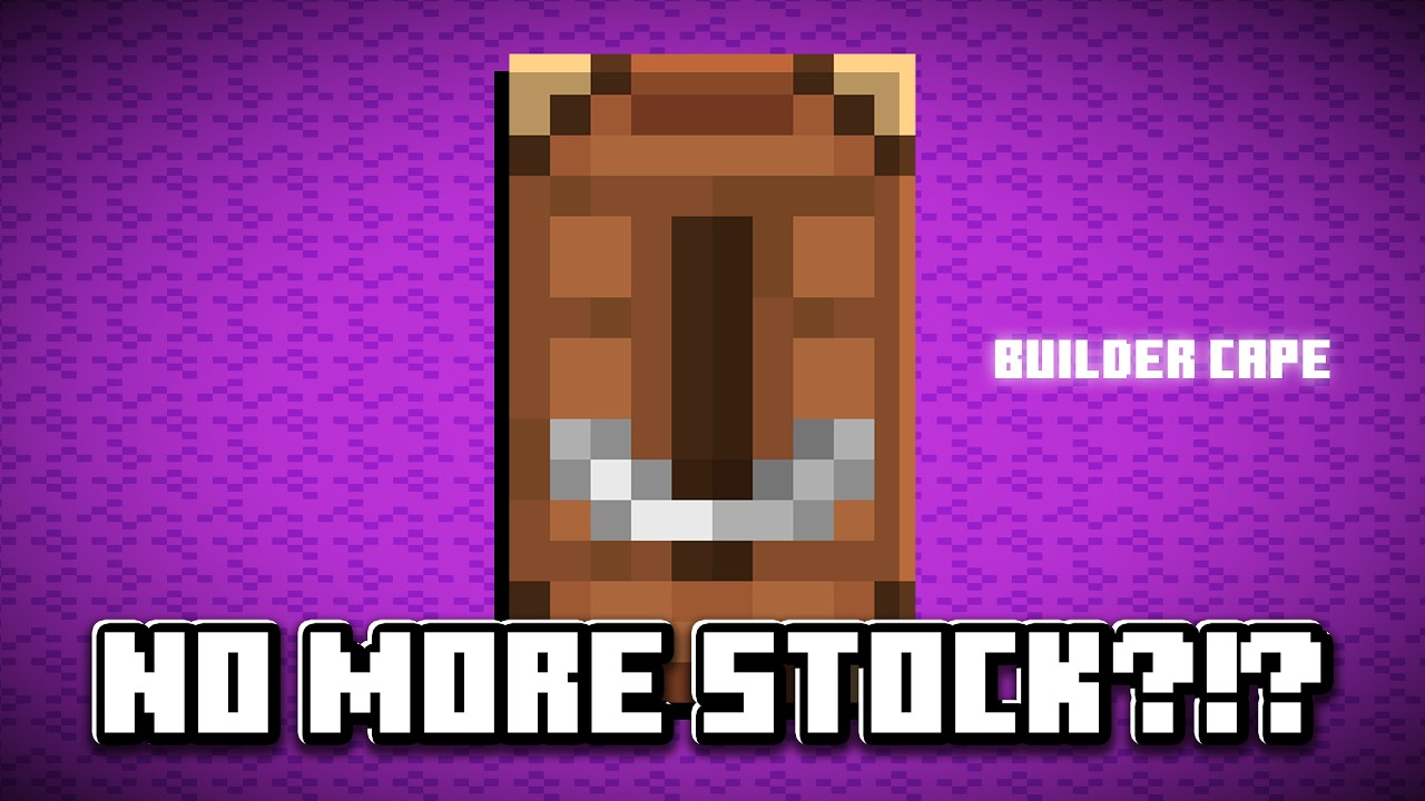 Twitch Ran Out Of Minecraft Builder Cape Codes