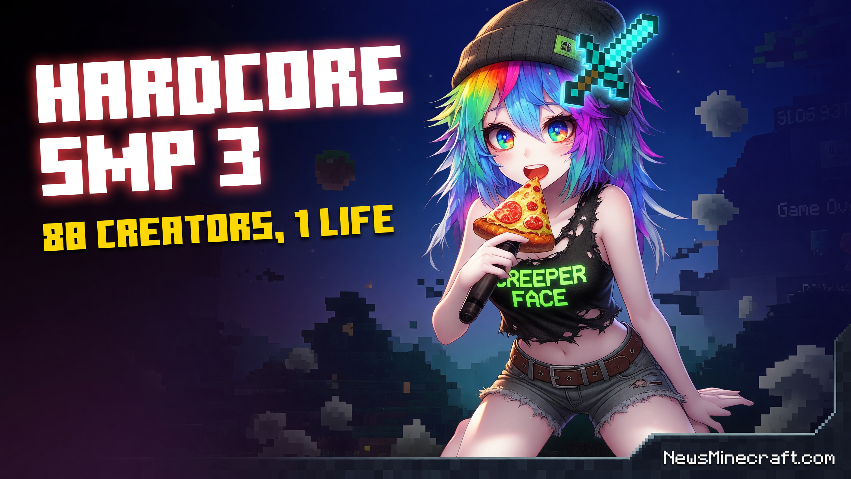 80 Creators Risk Everything in Hardcore Minecraft SMP 3