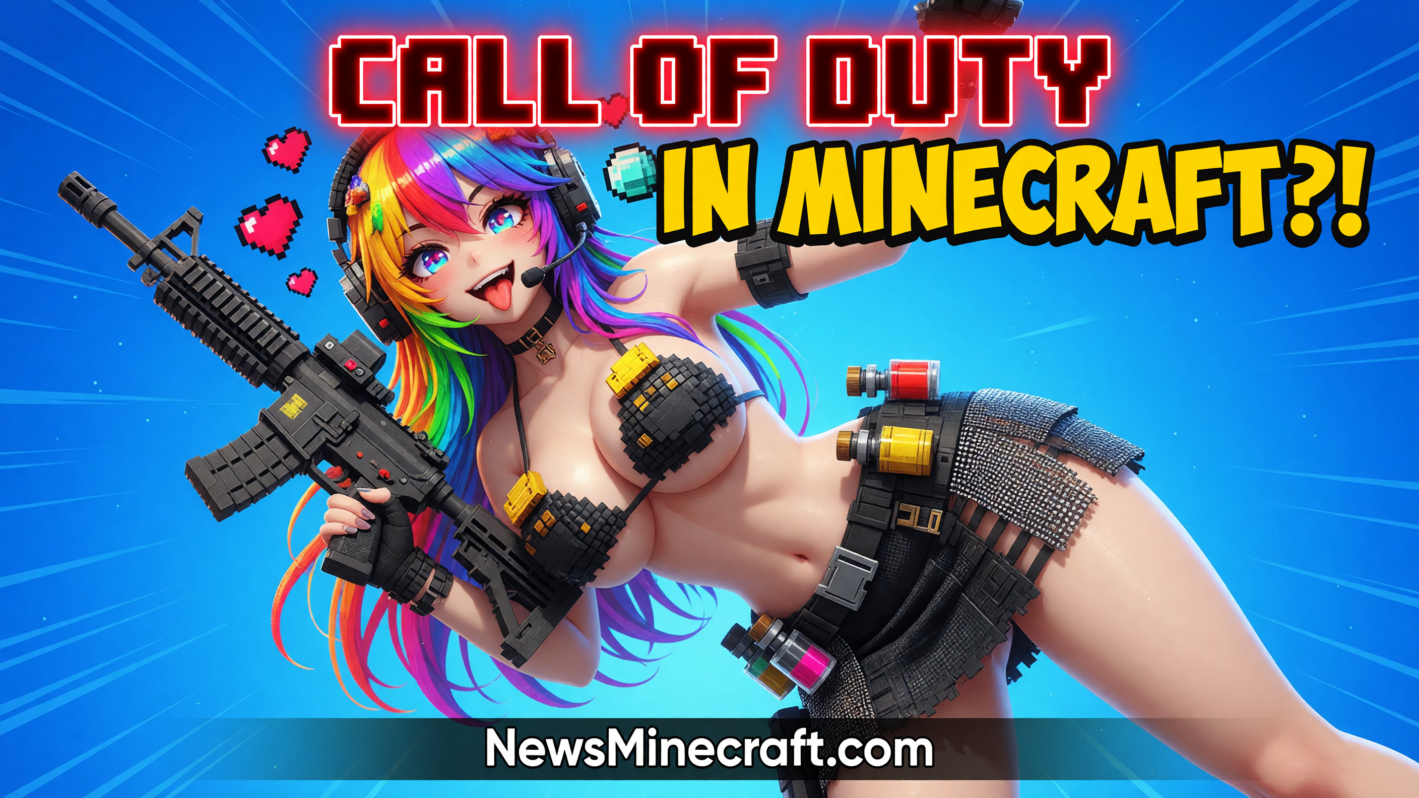 Call of Duty Hijacked Runs Natively In Minecraft
