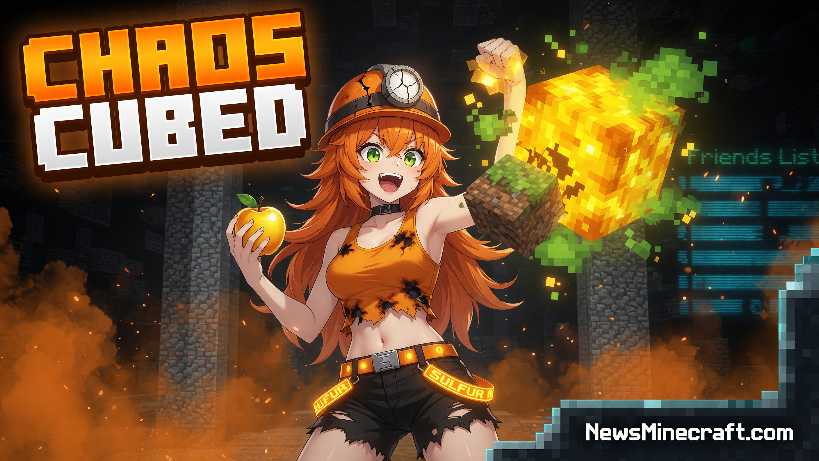 Chaos Cubed Drops Live With Block-Eating Mobs and Friends List