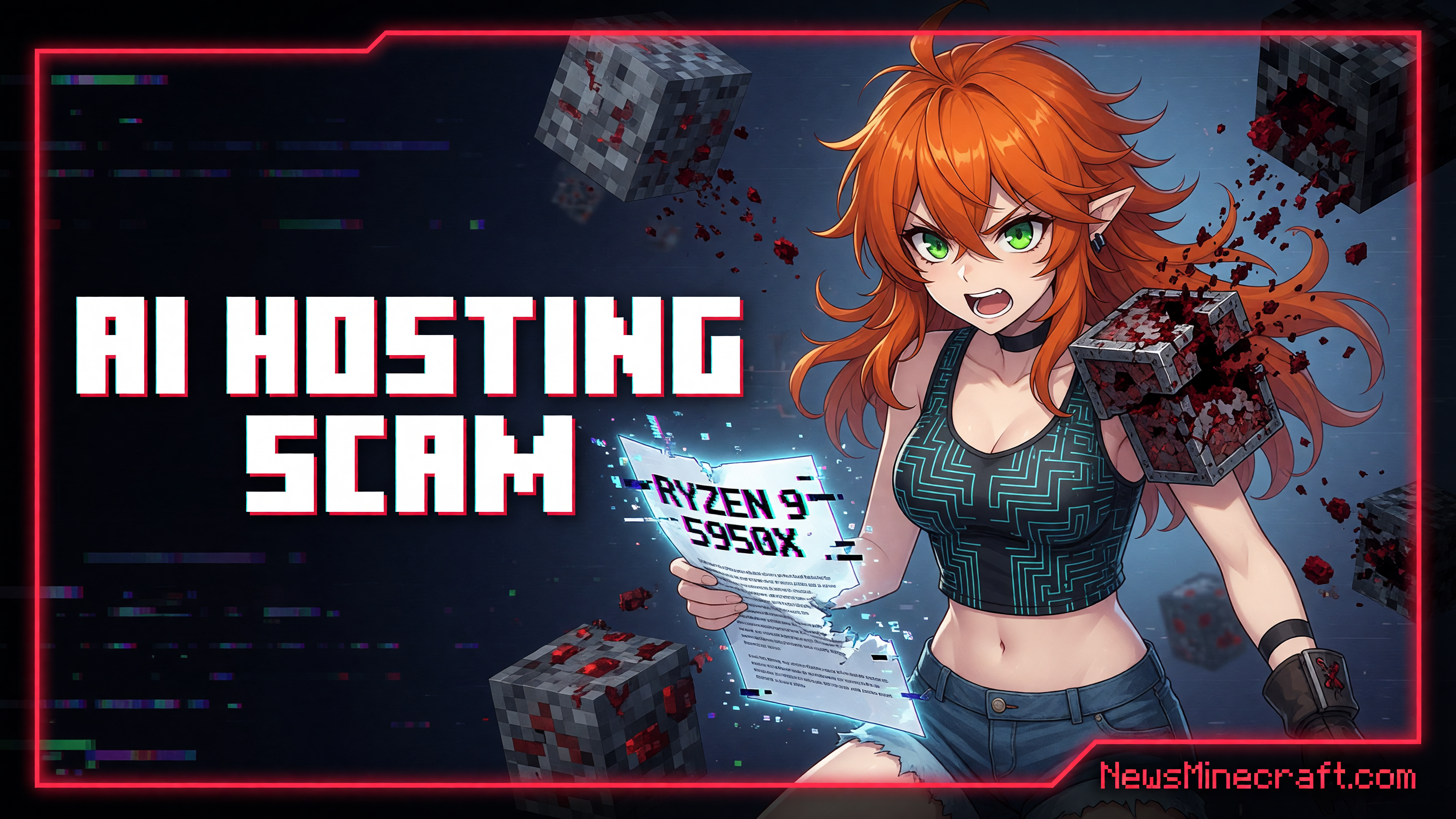 Creator Exposes AI Minecraft Hosting Scam