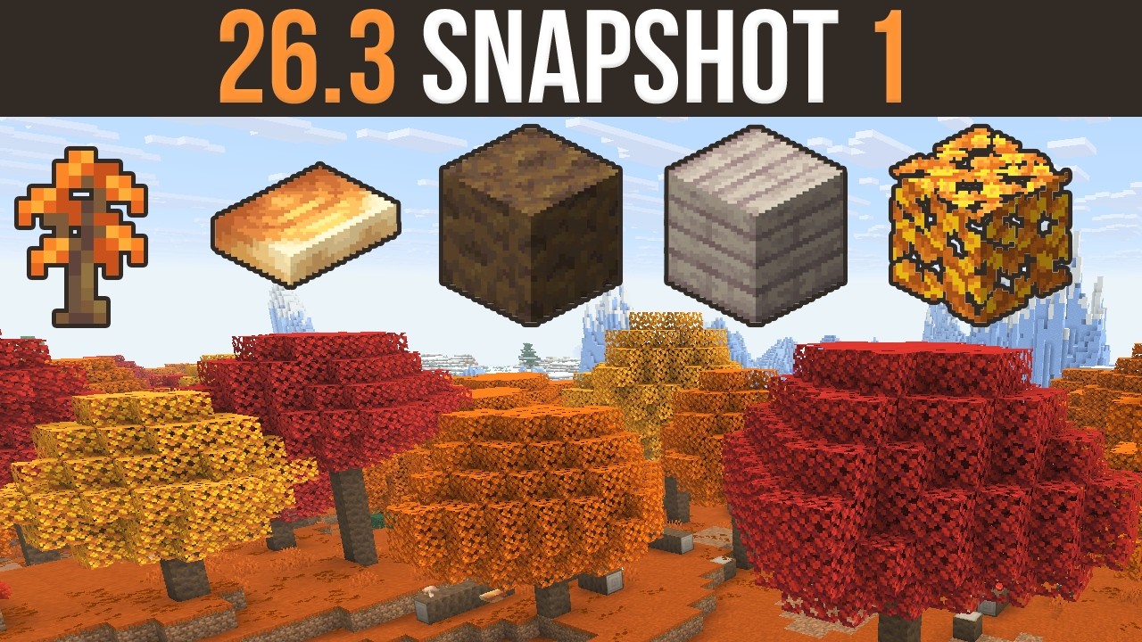 Dappled Forest Hits Minecraft in 26.3 Snapshot 1