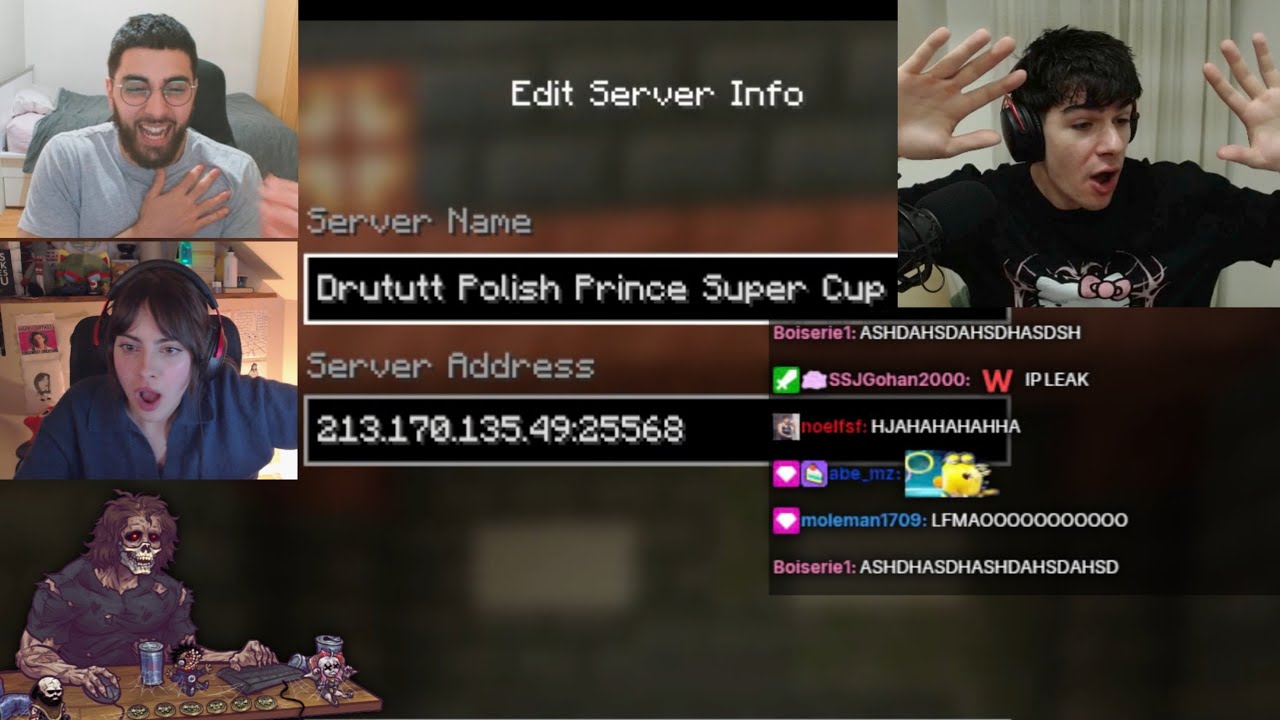 Drututt Tournament Crashes After Nickich Leaks Server IP in Latest Streaming Disaster