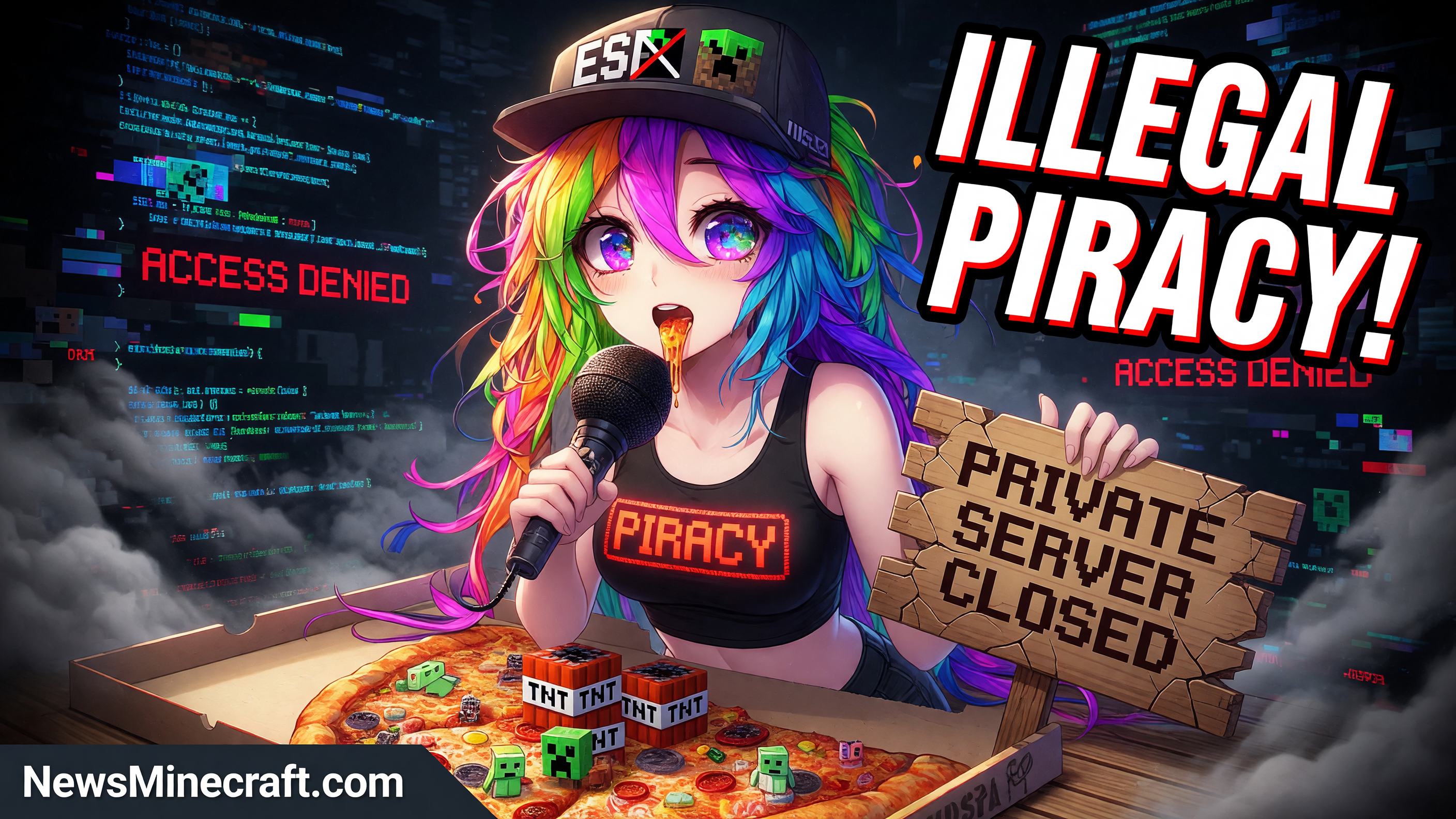 ESA Declares Private Minecraft Servers Illegal Piracy