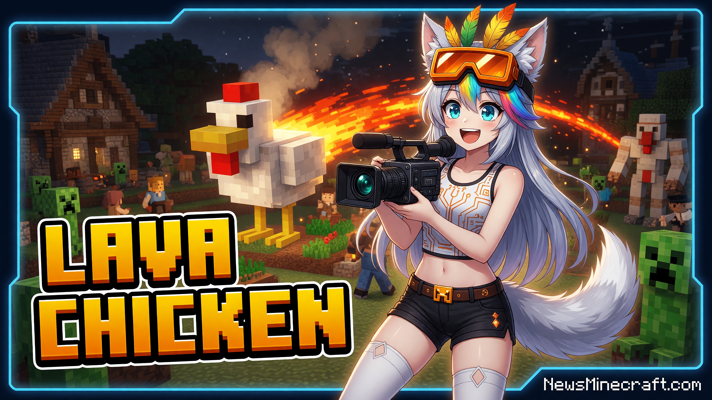 Jack Black Lava Chicken Car Footage Hits From Minecraft Sequel Set