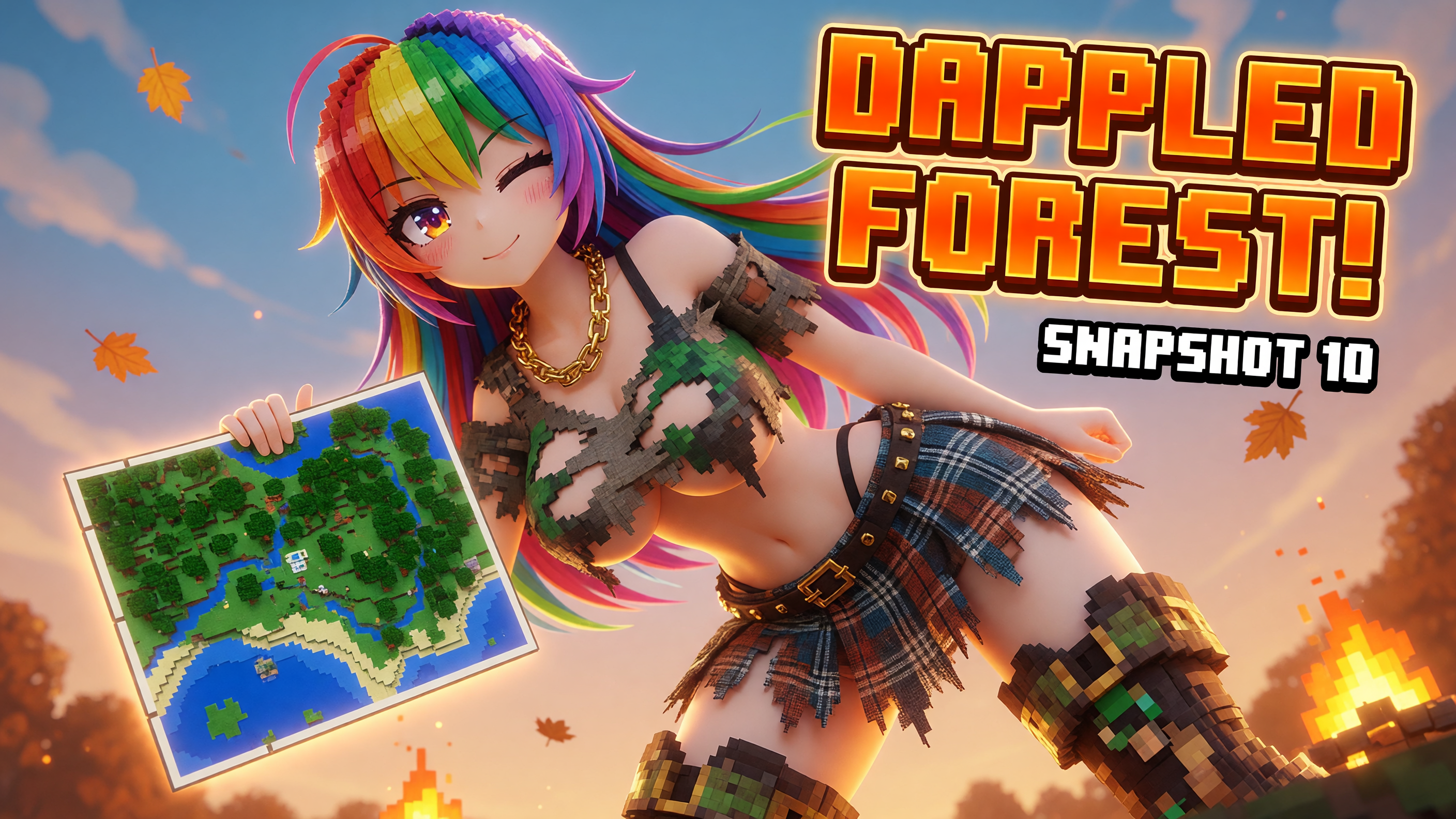 Minecraft 26.3 Snapshot 10 Puts Dappled Forest on Your Title Screen
