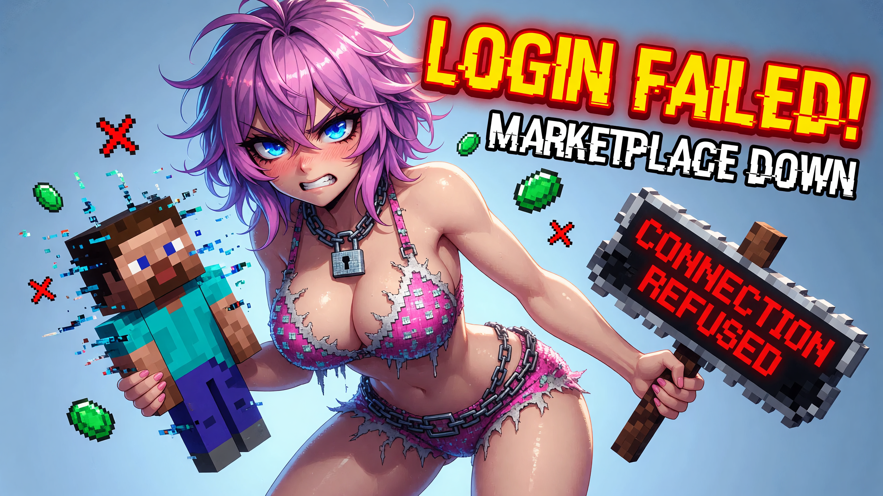 Minecraft Login and Marketplace Issues Hit Players Today