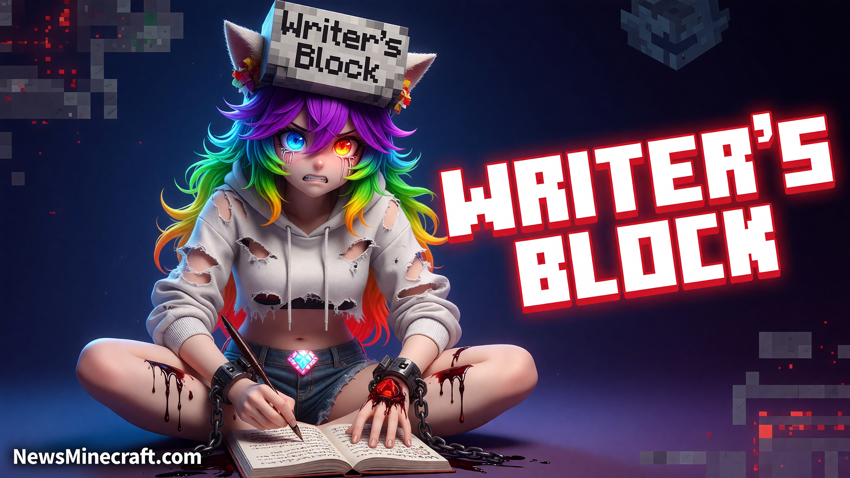 Minecraft Marketplace Adds Literal Writers Block That Slows Your Writing