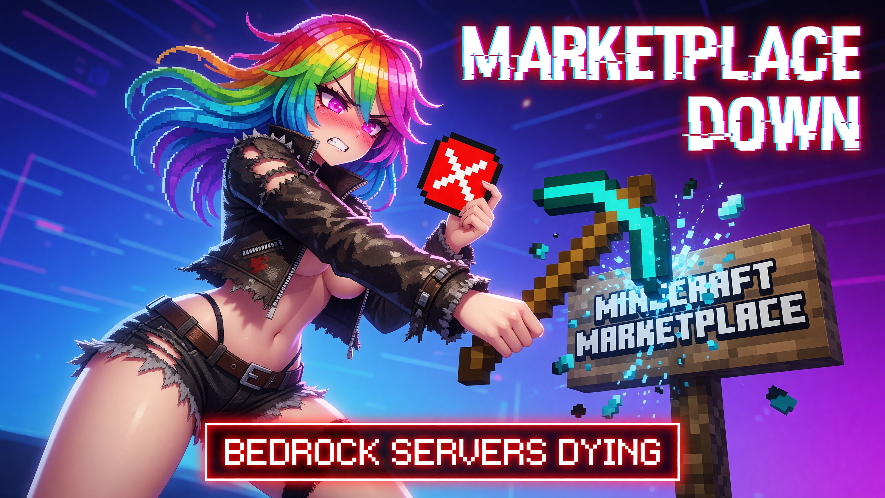 Minecraft Marketplace and Bedrock Servers Failing for Players Right Now