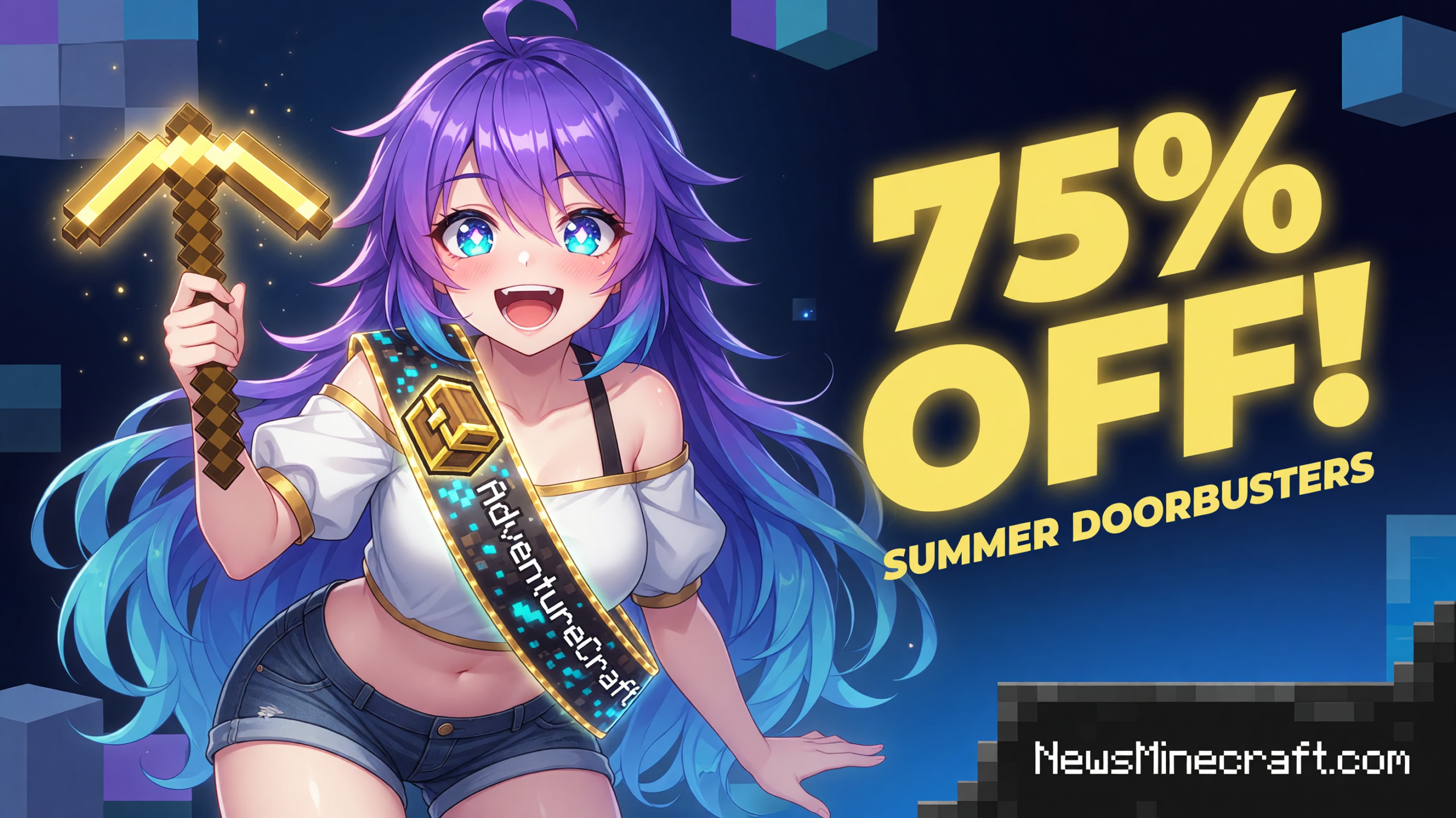 Minecraft Marketplace Summer Sale Hits Daily 75 Percent Doorbusters
