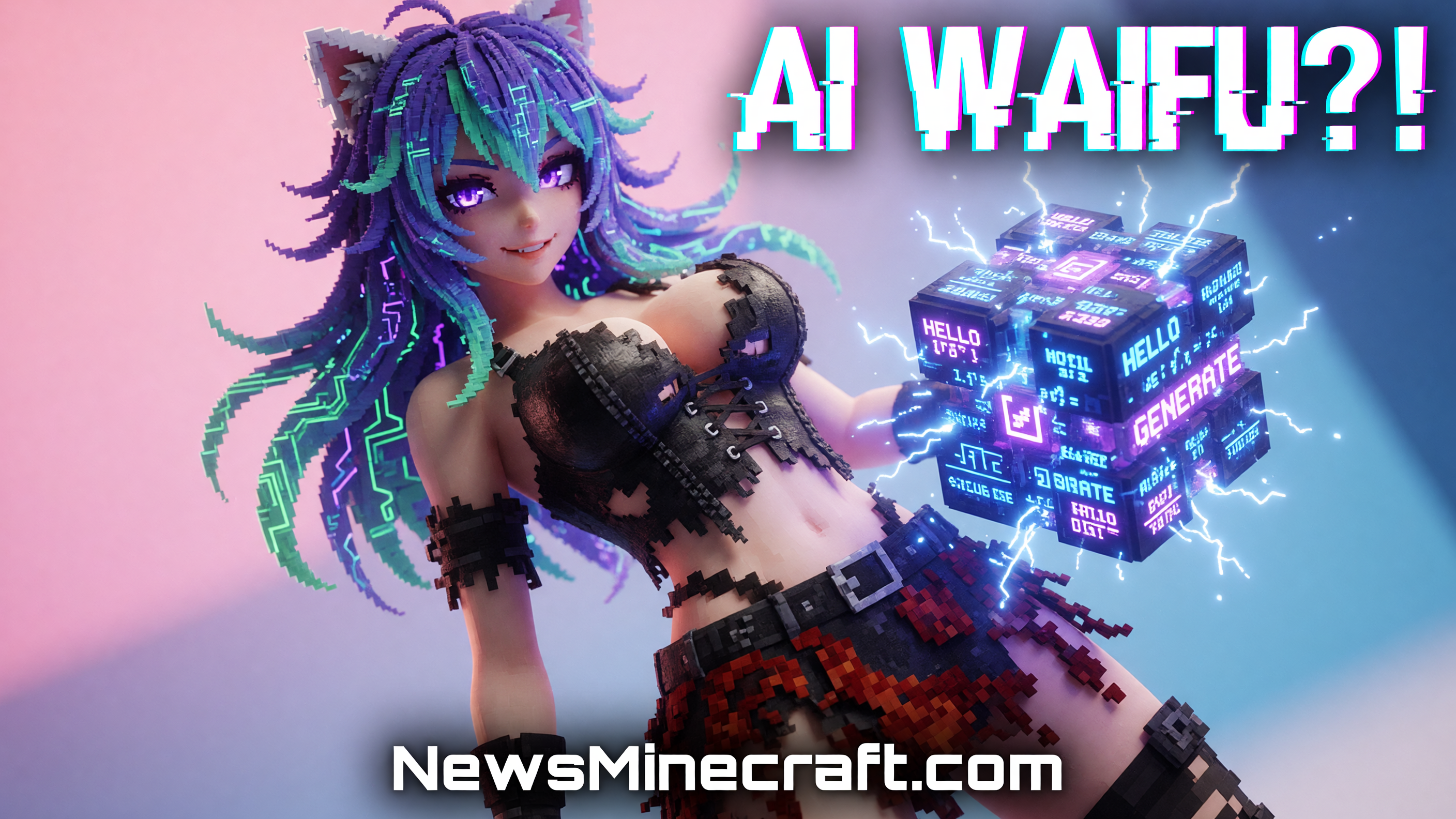 Minecraft Player Builds Generative AI With 400k Command Blocks