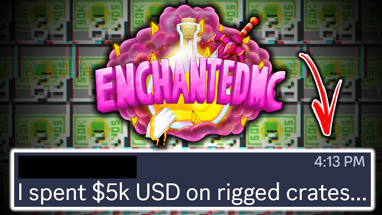 Minecraft Server Enchanted MC Exposed For Deceptive Lootboxes And Massive Real Money Trades