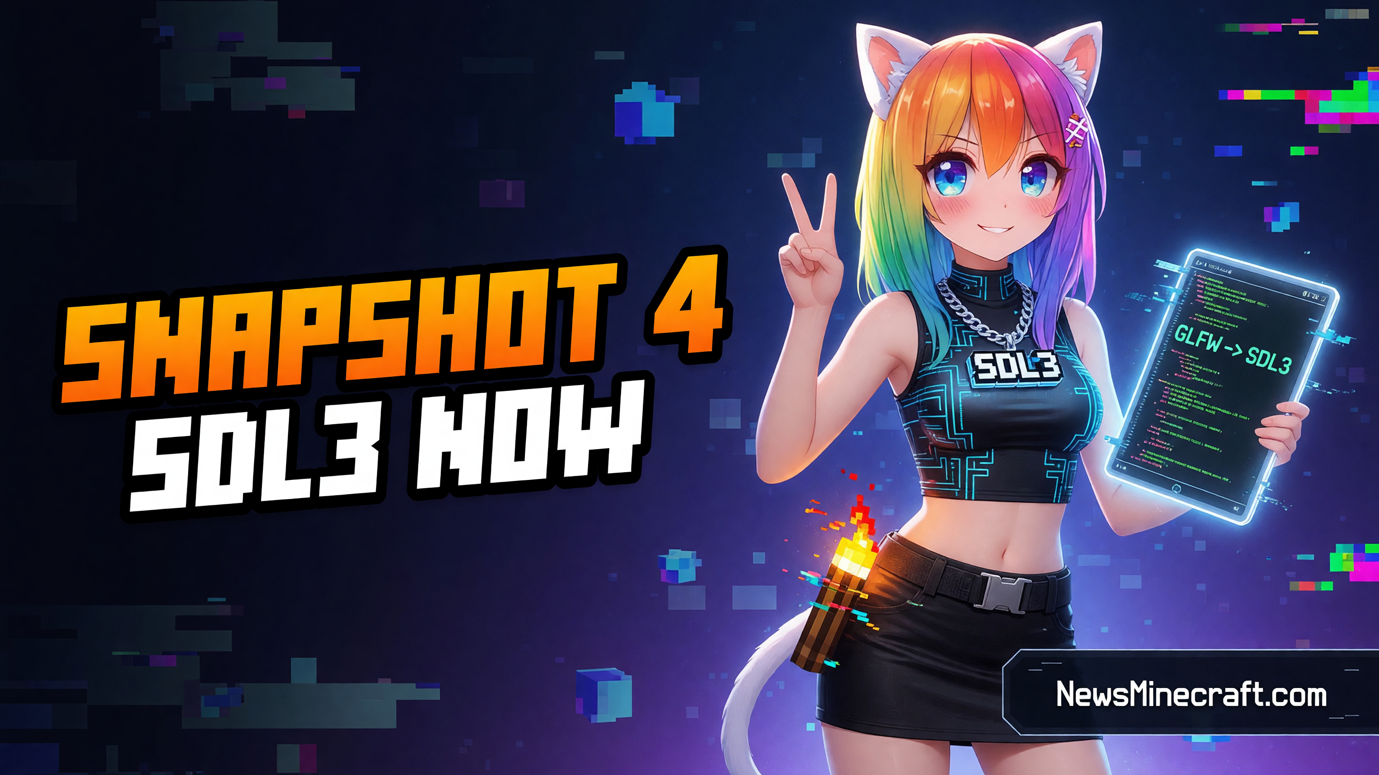 Minecraft Snapshot 4 Ditches GLFW for SDL3