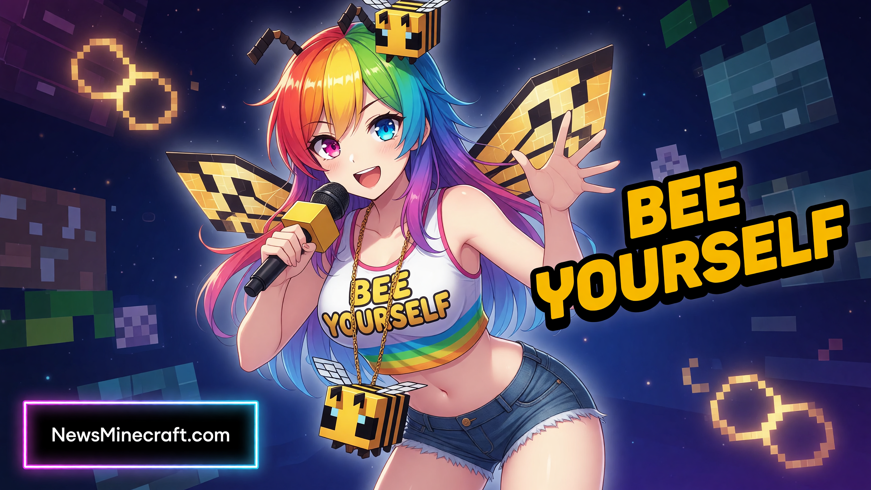 Minecraft Tells Fans to BEE YOURSELF for Pride
