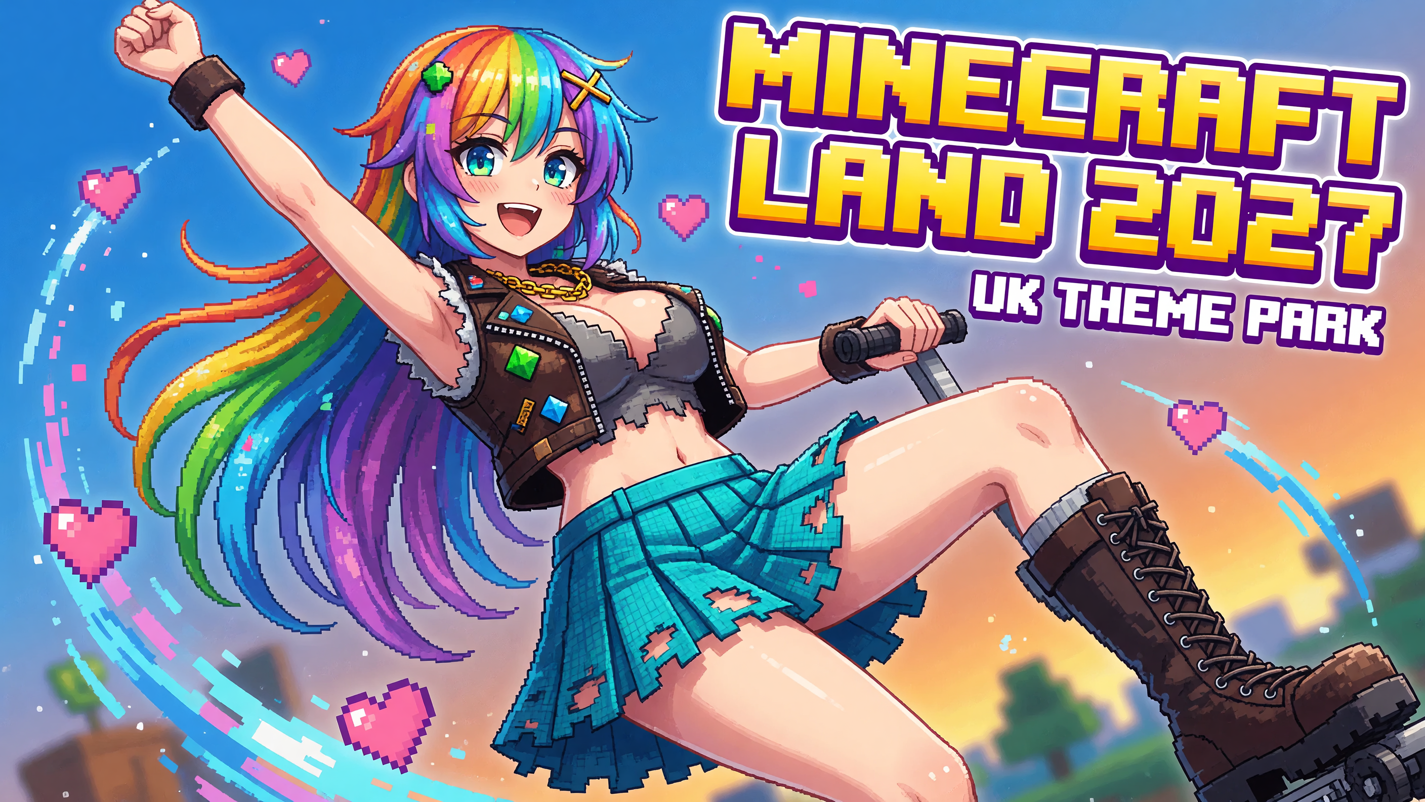 Minecraft Theme Park Land Coming to UK in 2027