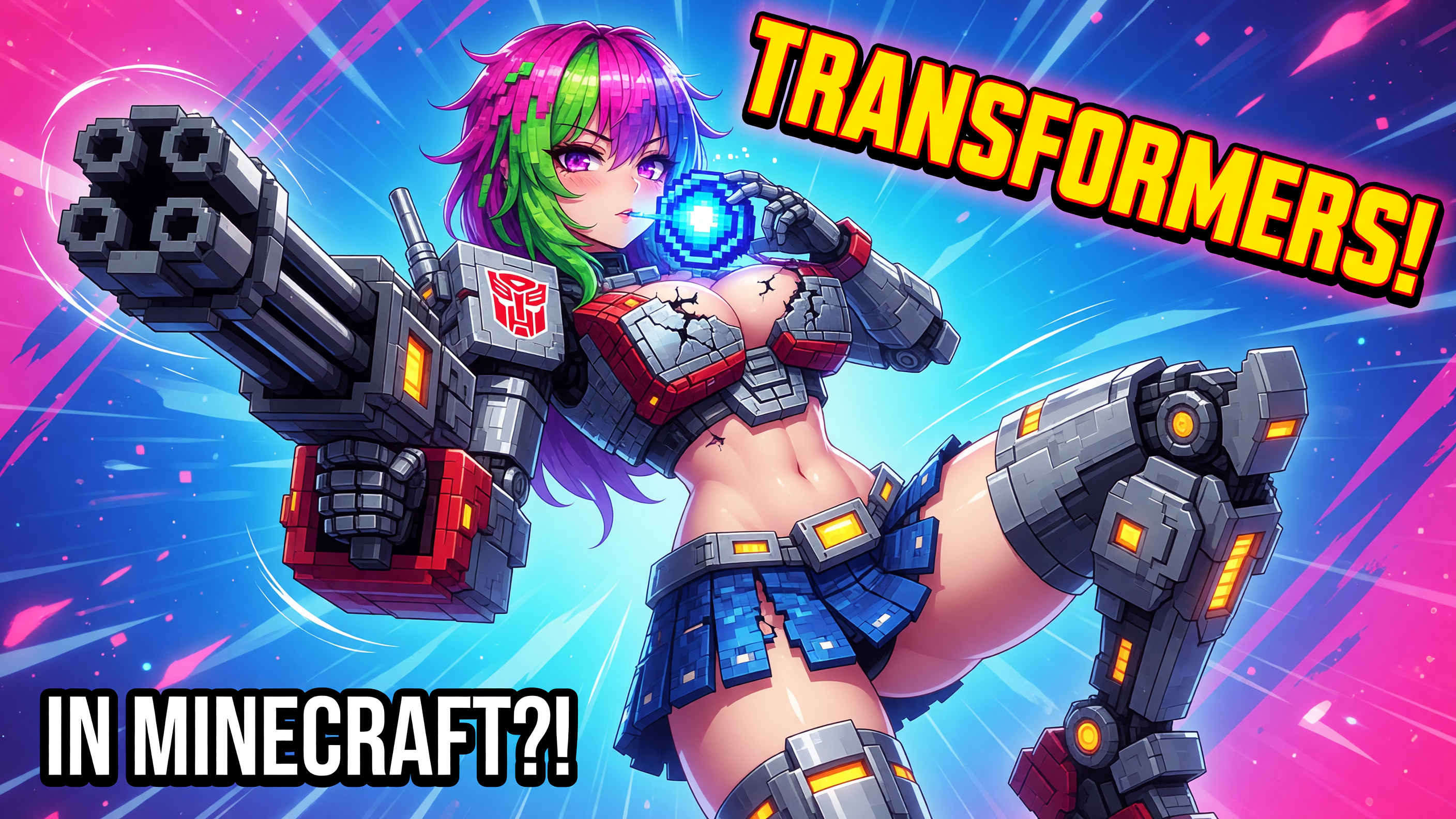Minecraft Transformers Add-On Drops With Optimus Prime And PvP Arenas