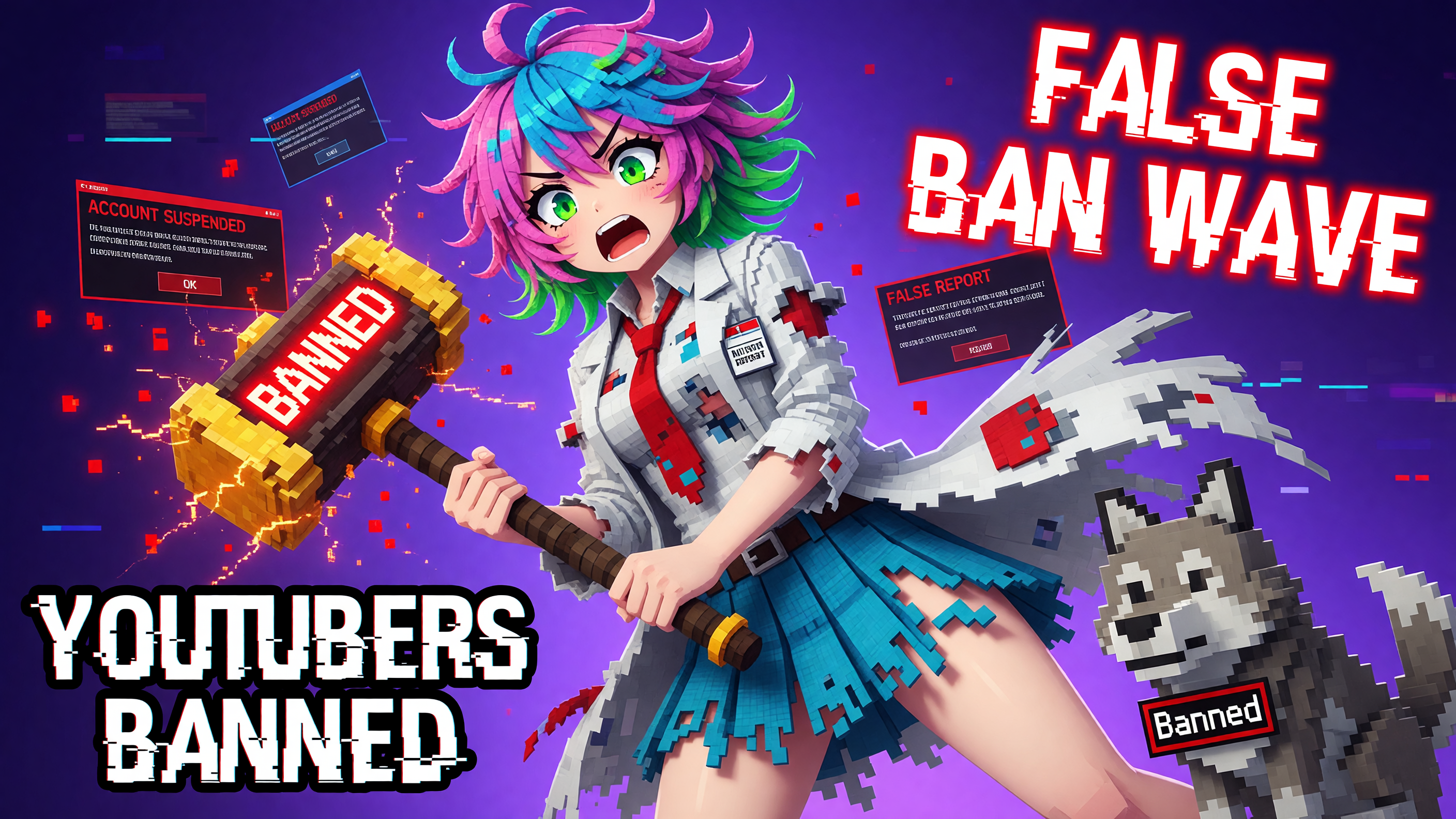 Minecraft YouTubers Swept Up In False Ban Wave
