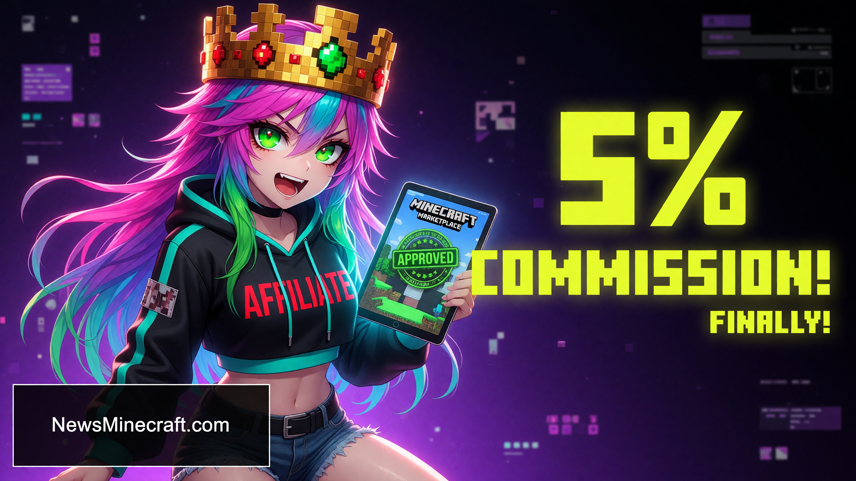 Mojang Launches First Creator Affiliate Program