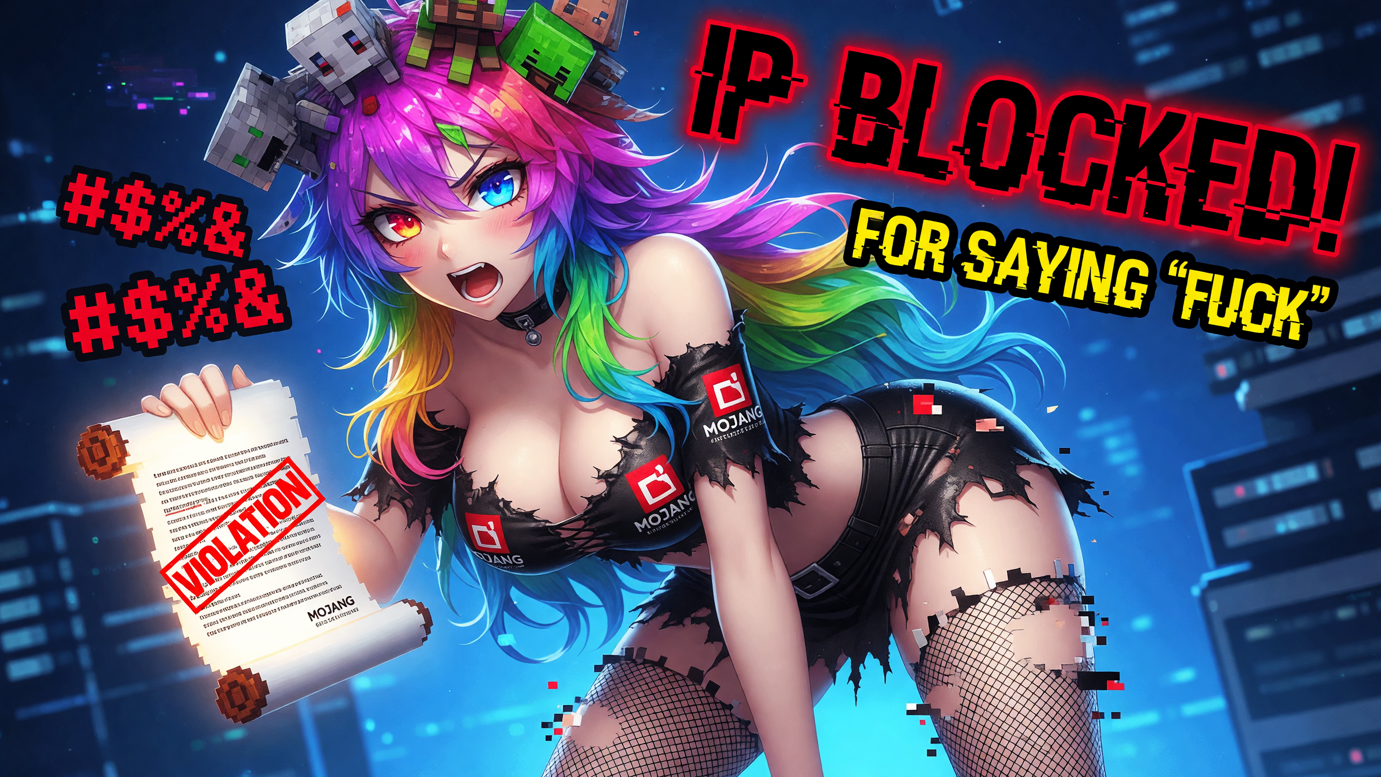 Mojang Threatens IP Blocks Over Swears in Private Server MOTDs