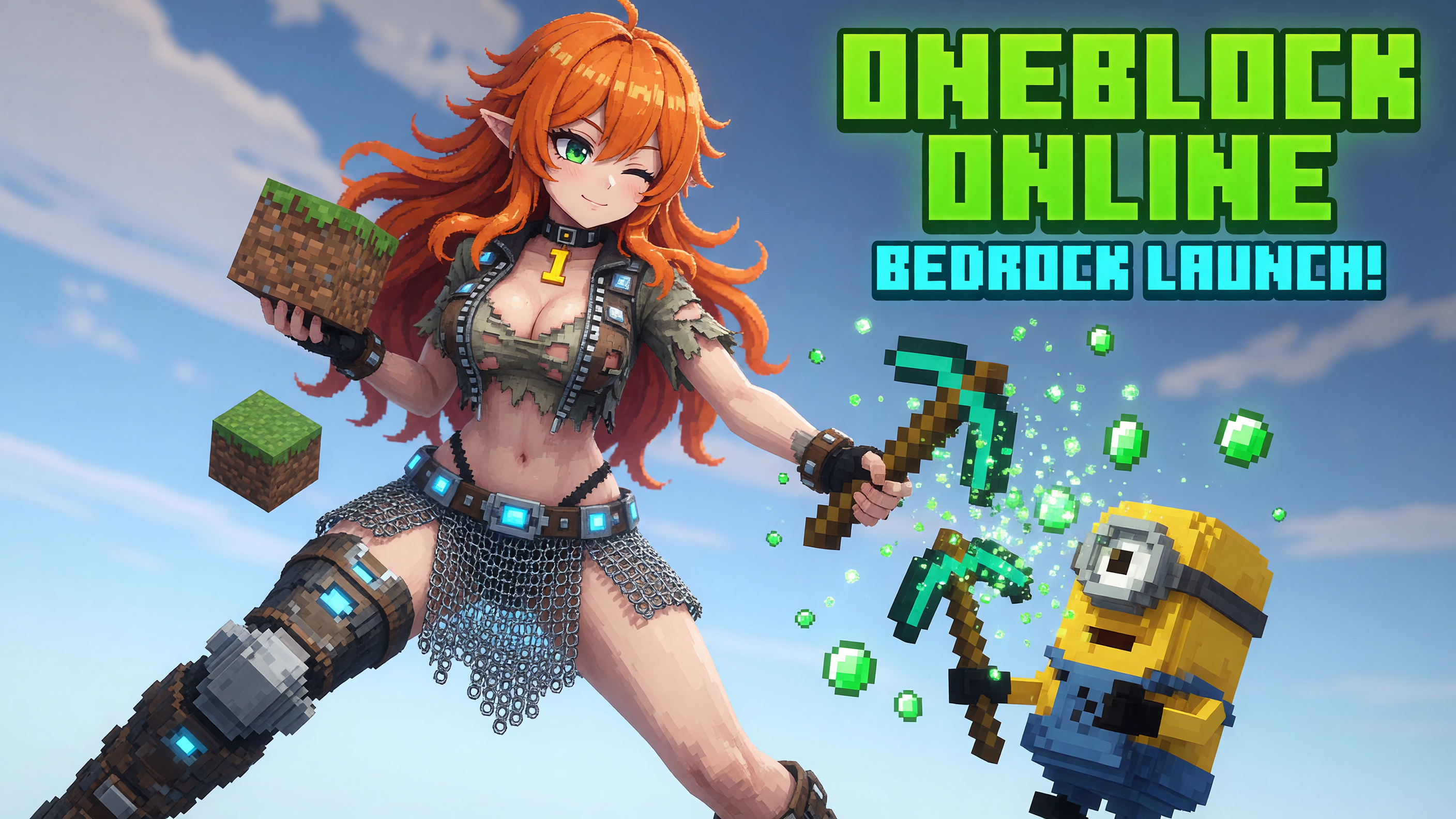 Official OneBlock Online Launches in Bedrock