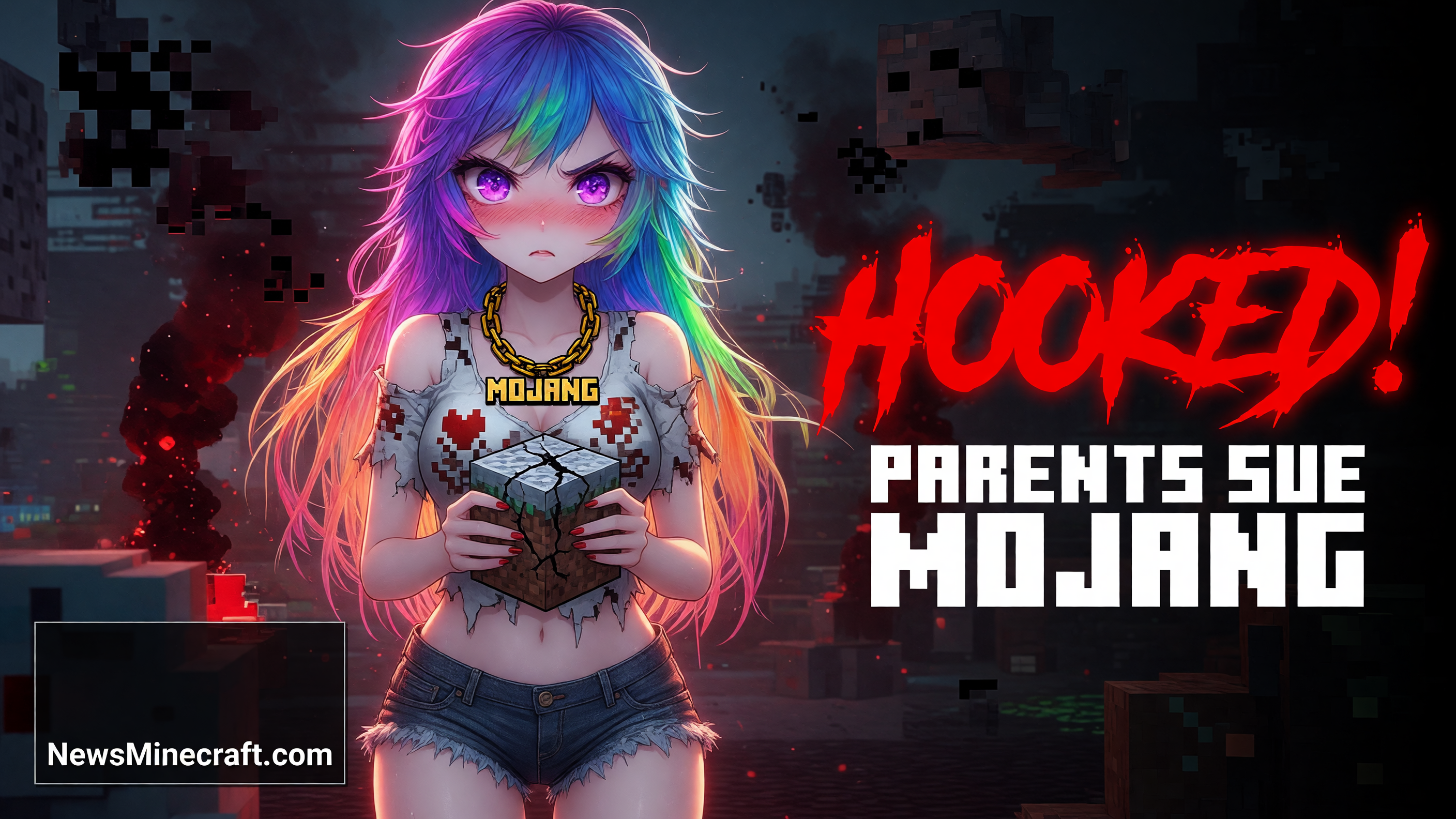 Parents Suing Mojang Claim Minecraft Got Their Kids Hooked
