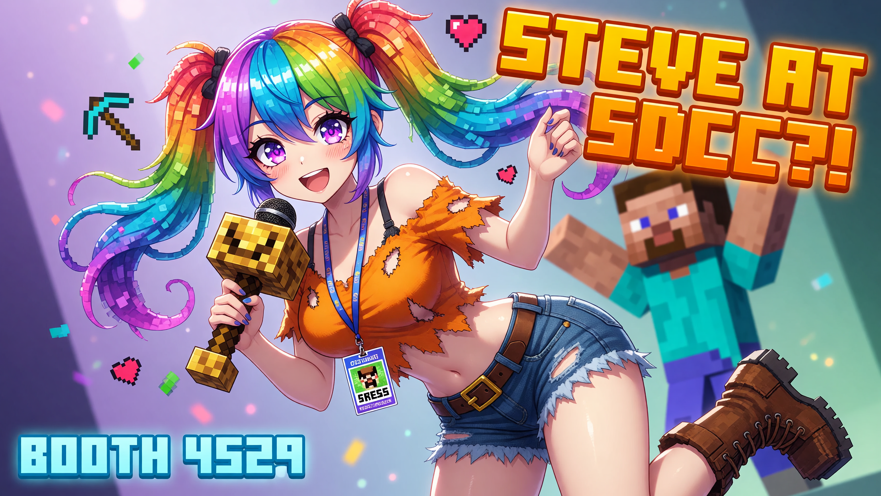 Steve Arrives at SDCC 2026 for Minecraft Booth