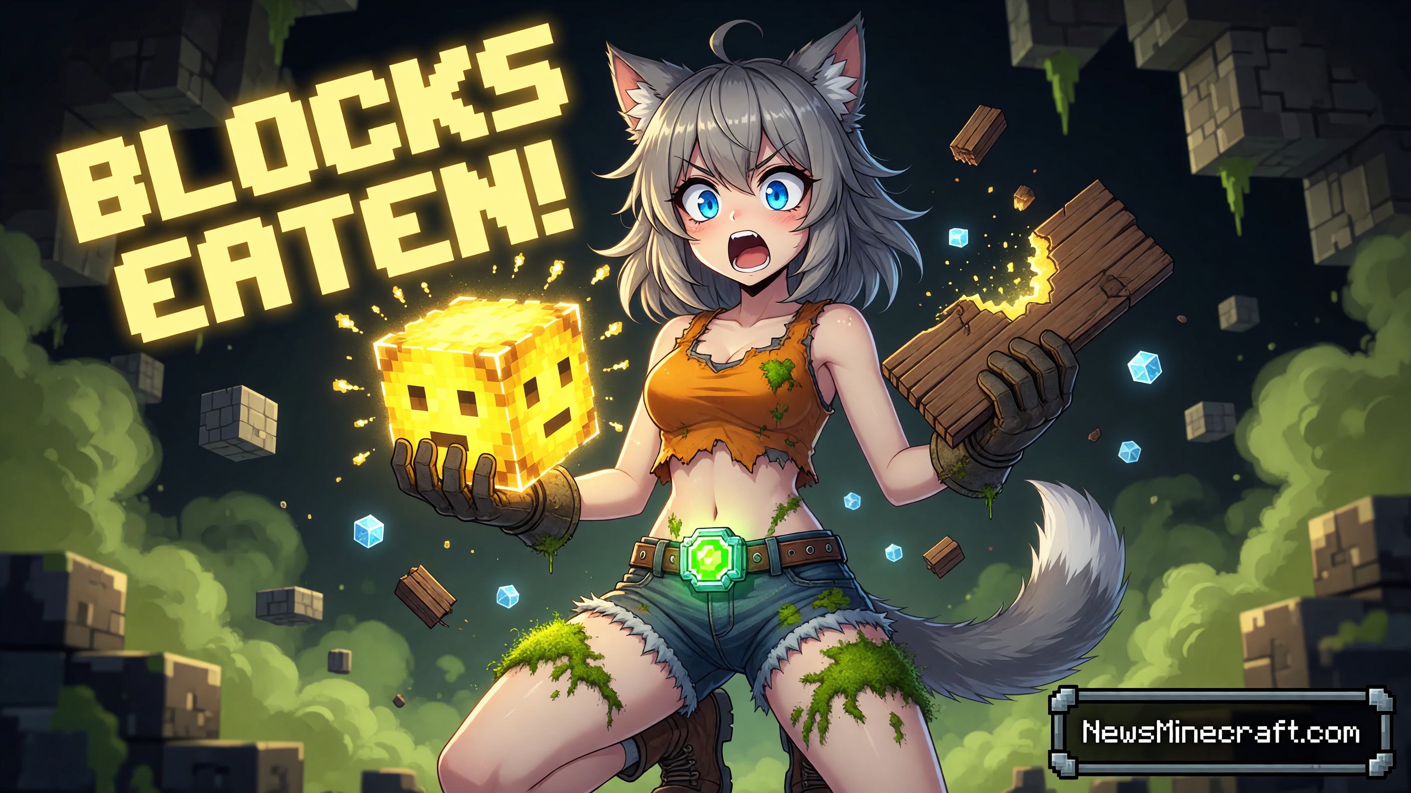 Sulfur Cube Eats Blocks in Chaos Cubed June 16 Drop
