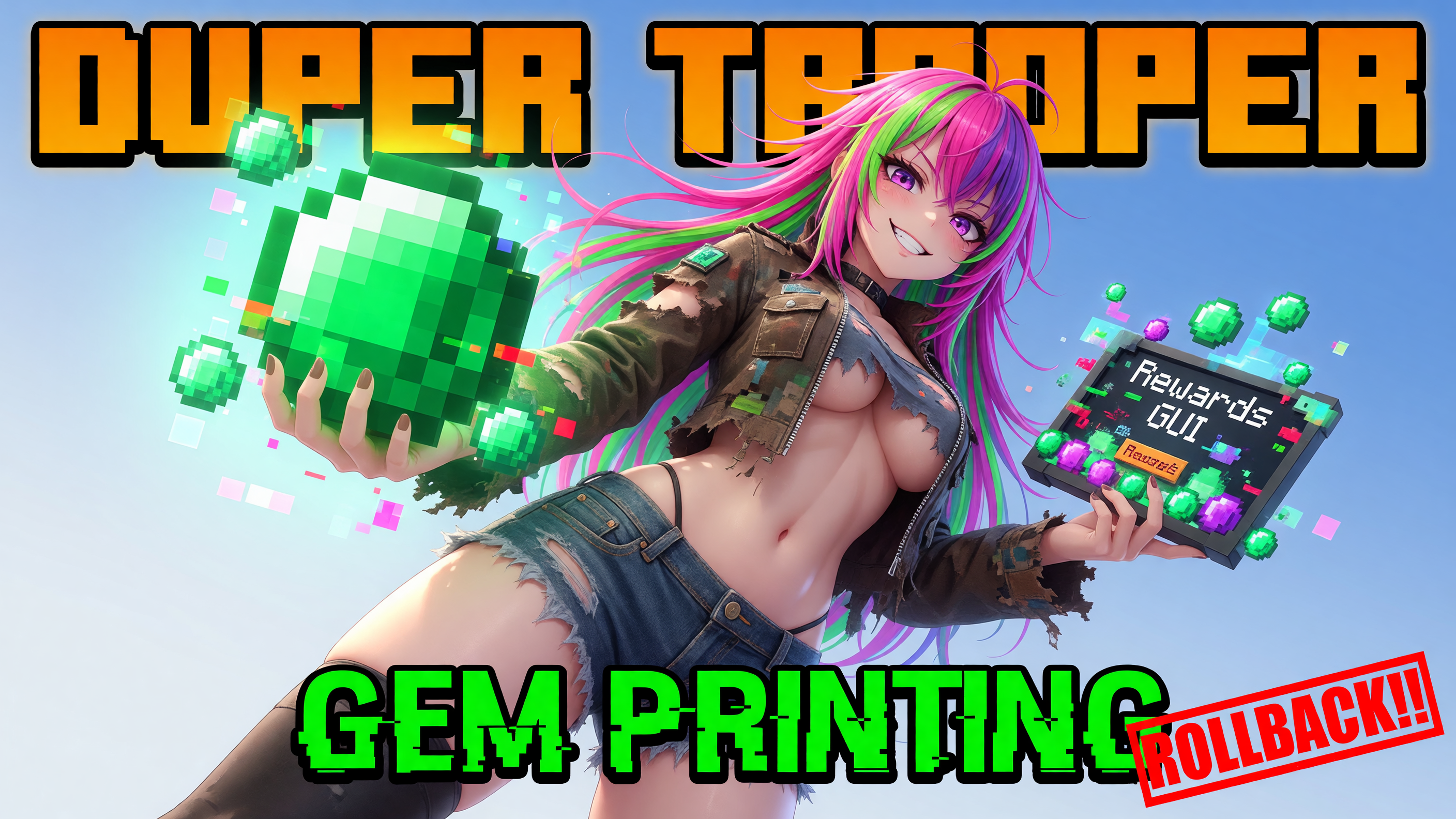 The Duper Trooper Shares Skyblock Gems Exploit Instead of Reporting It, Forces Survival Rollback